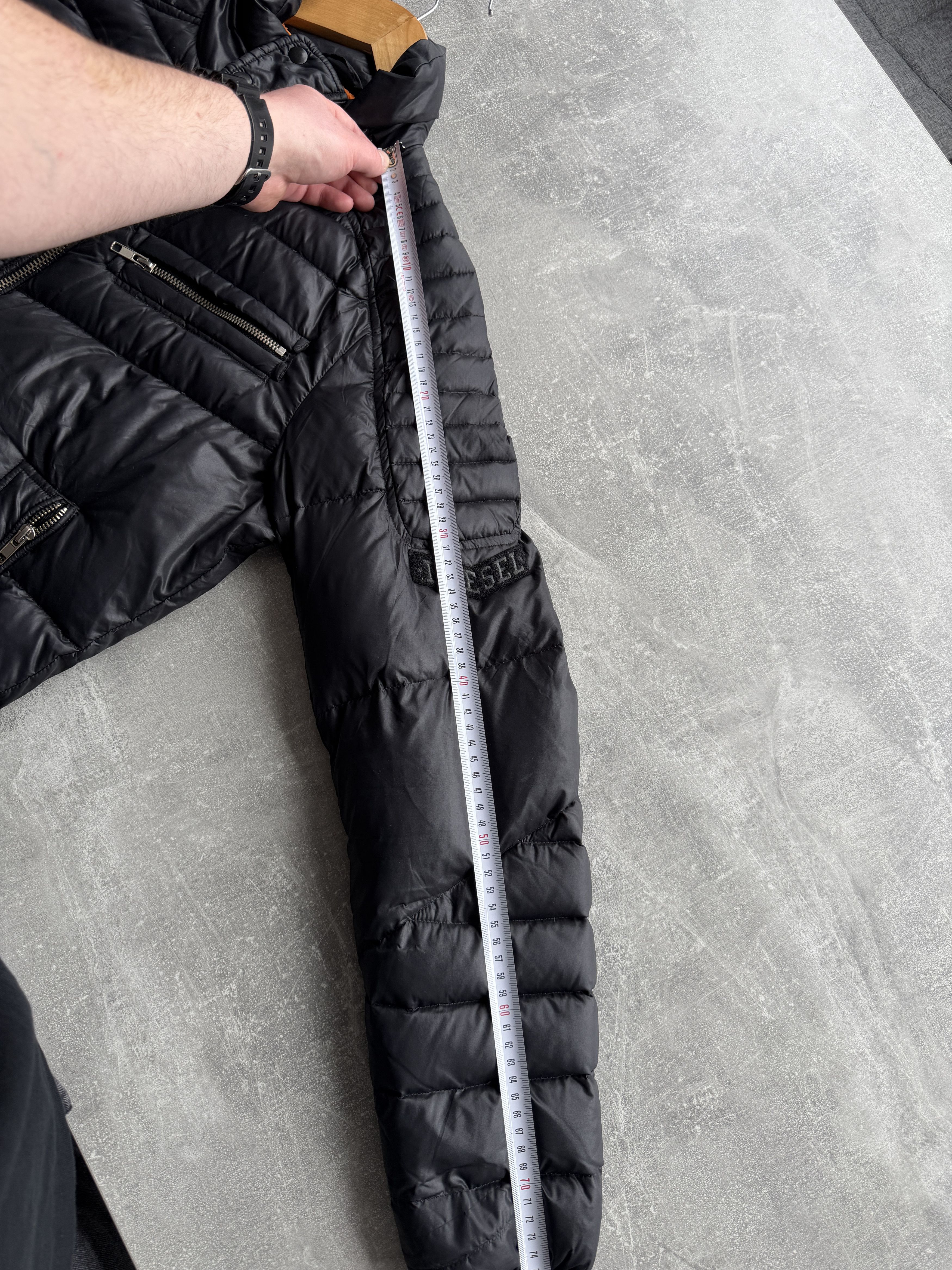 Diesel diesel vintage down jacket size M y2k black Size US M / EU 48-50 / 2 - 15 Thumbnail