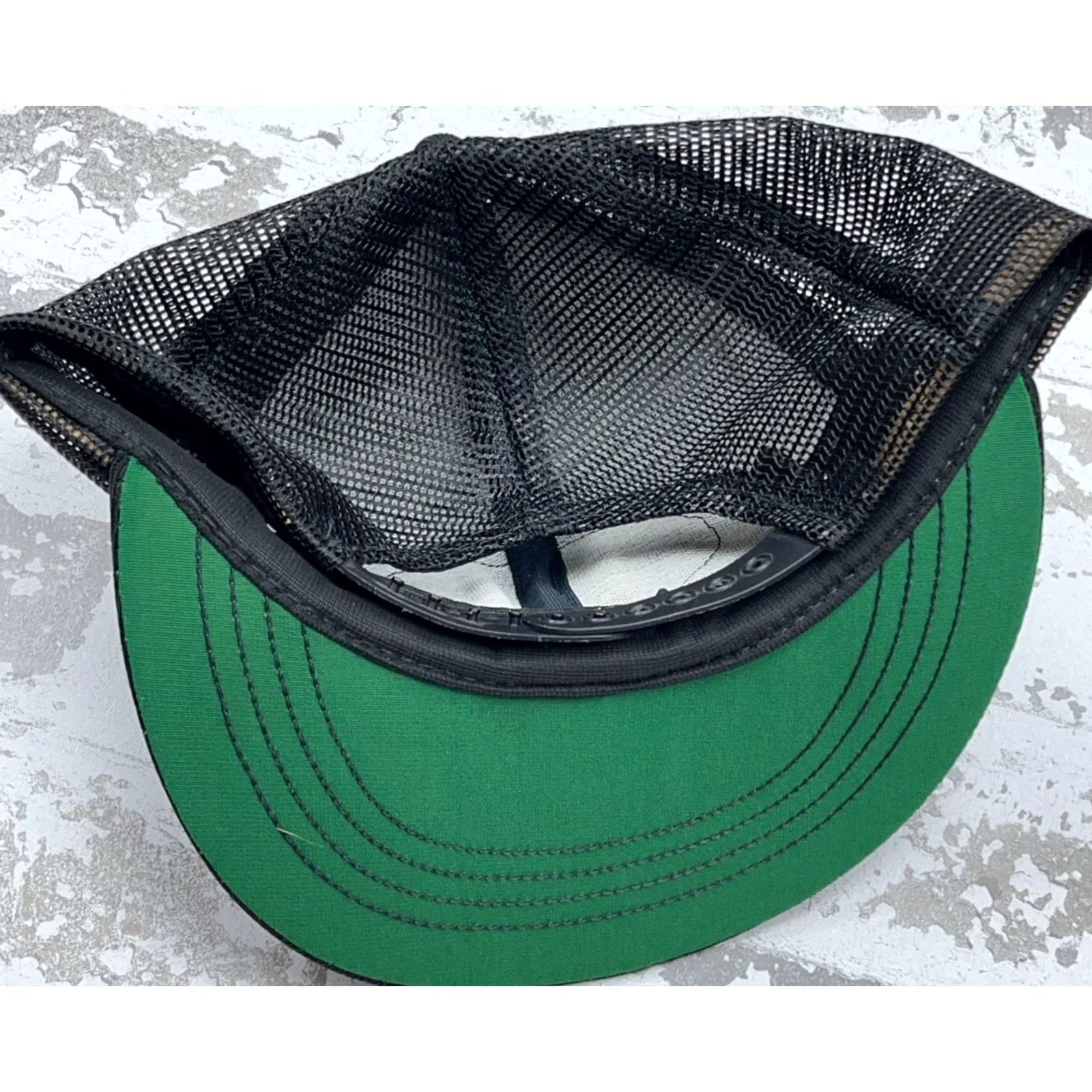 Coal VINTAGE Mine Tek Hat Cap SnapBack Patch Farm 80s USA Coal Mining Miner Black Cardinal Men Trucker Hat One Size Adjustable Size ONE SIZE - 4 Thumbnail