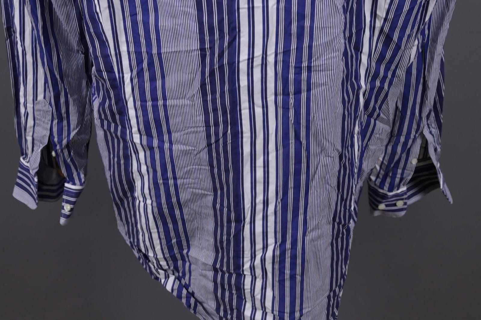 Paul & Shark Men Paul & Shark Yachting Blue Striped Shirt Size 46 Size US M / EU 48-50 / 2 - 8 Thumbnail