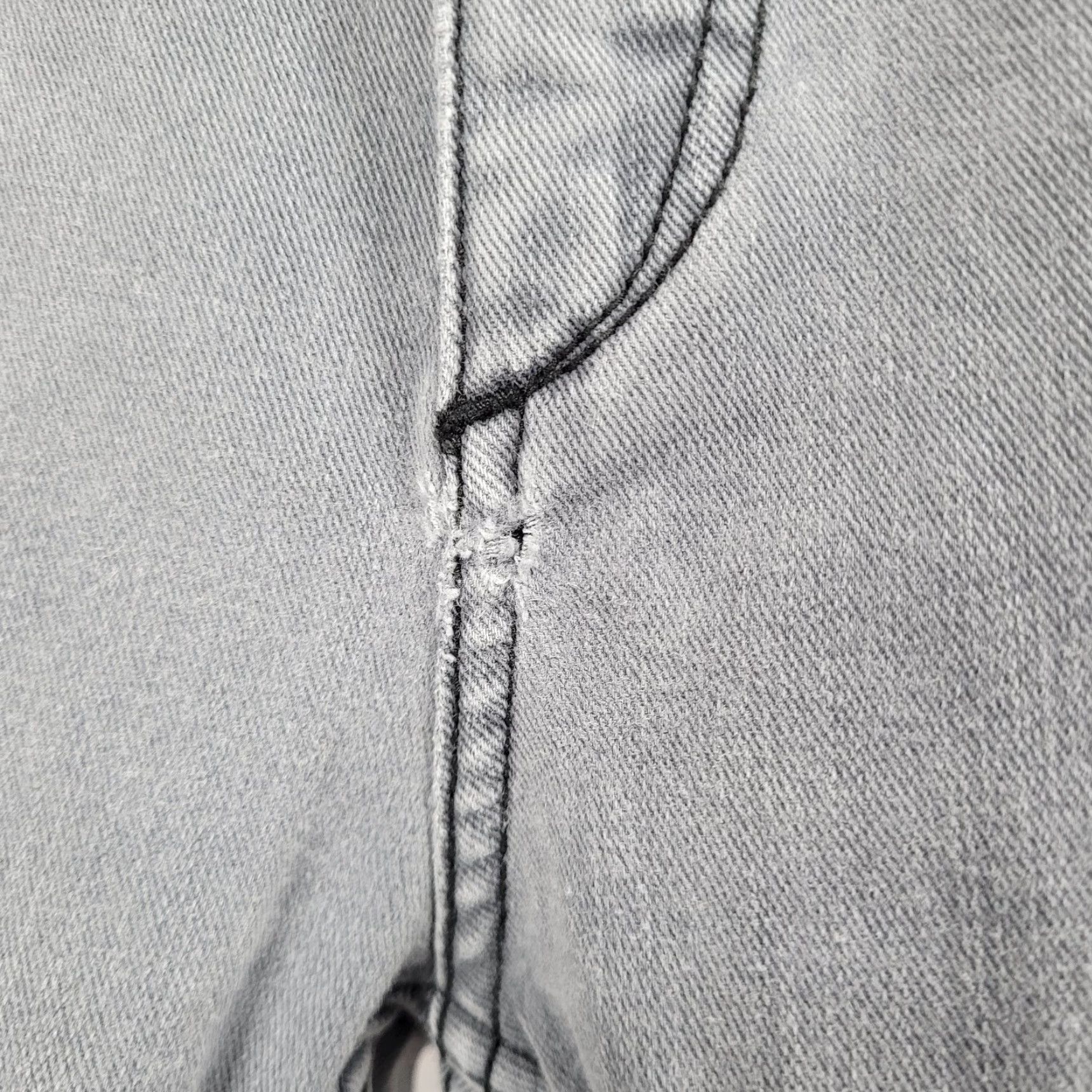 Rag & Bone VINTAGE Rag & Bone Shadow Grey Fit 1 Skinny Jeans Men 31 30x31 Grey Denim 5-Pocket Mid Rise Stretch" Size US 31 - 5 Thumbnail