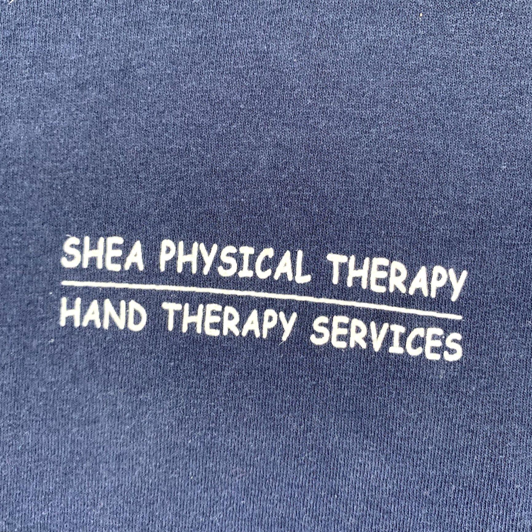 Gildan VINTAGE Gildan Men’s T-Shirt Short Sleeve Crew Neck Cotton Blend Navy Blue 80s 90s Physical Therapy Graphic Print Size US M / EU 48-50 / 2 - 4 Thumbnail