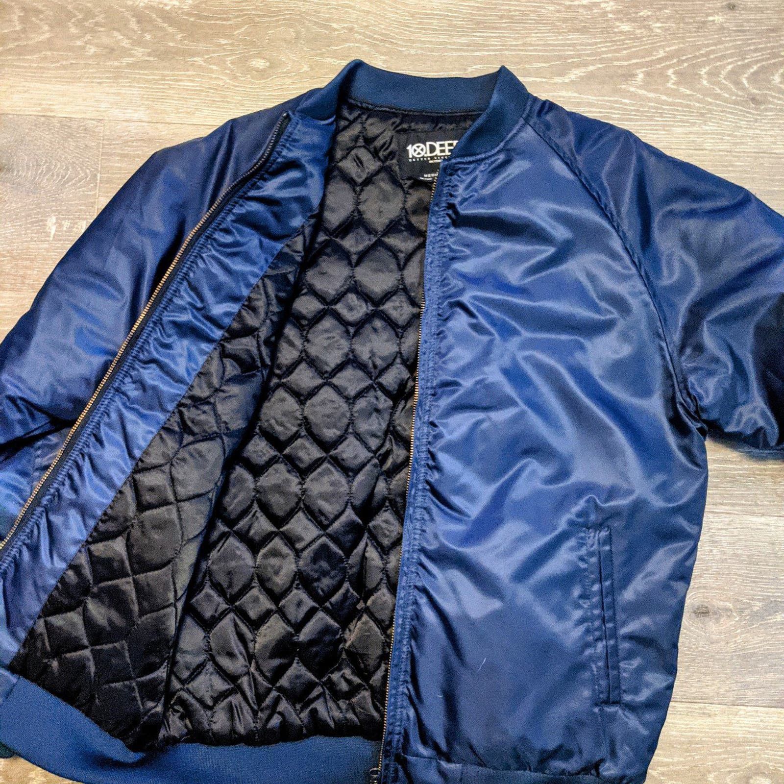 image of 10 Deep Bomber Jacket in Blue, Men's (Size Medium)