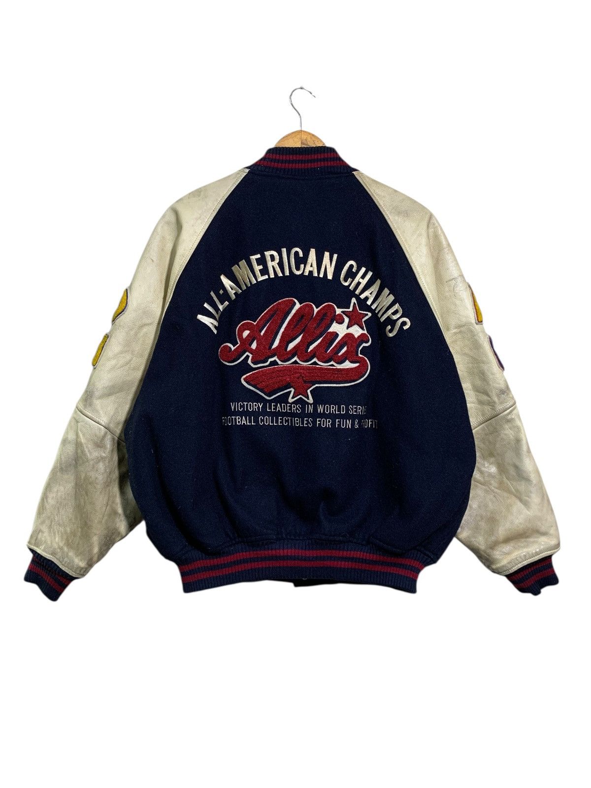 Alyx 🔥ALLIX AVIATOR WOOL/LEATHER VARSITY JACKET Size US L / EU 52-54 / 3 - 5 Thumbnail