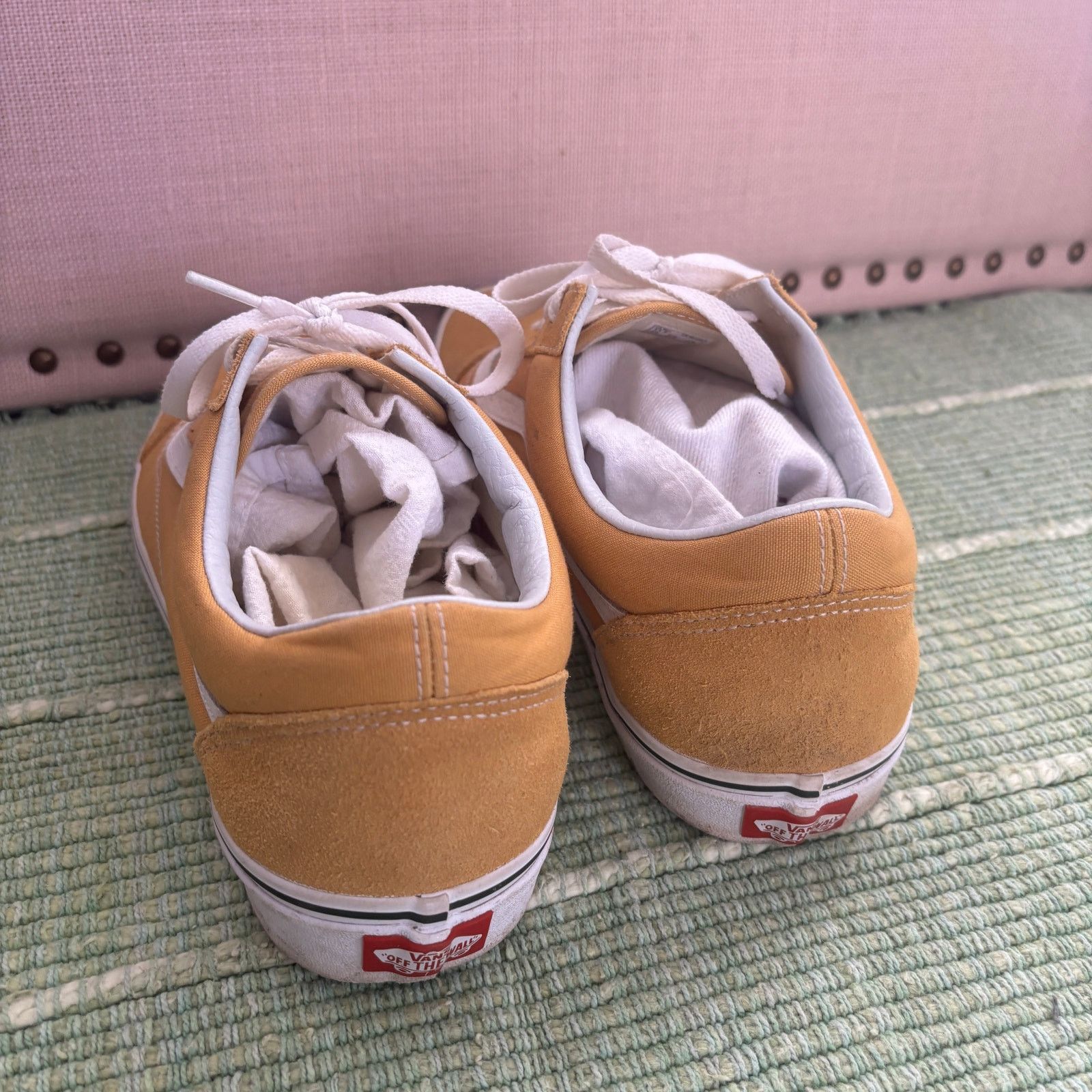Vans Vans Yellow Low Top Suede Skate Shoes Mens Size 11.5 Size US 11.5 / EU 44-45 - 7 Thumbnail