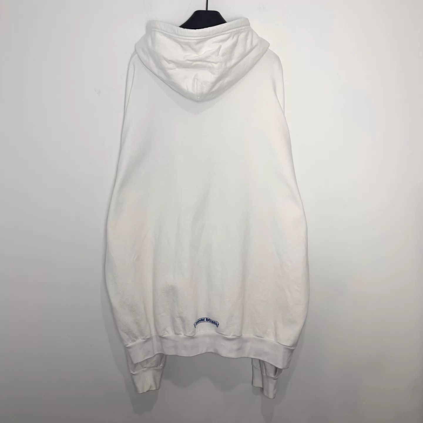 Chrome Hearts Chrome Hearts White Arm Blue Sanskrit Qilin Hoodie Silver Size US XL / EU 56 / 4 - 2 Thumbnail