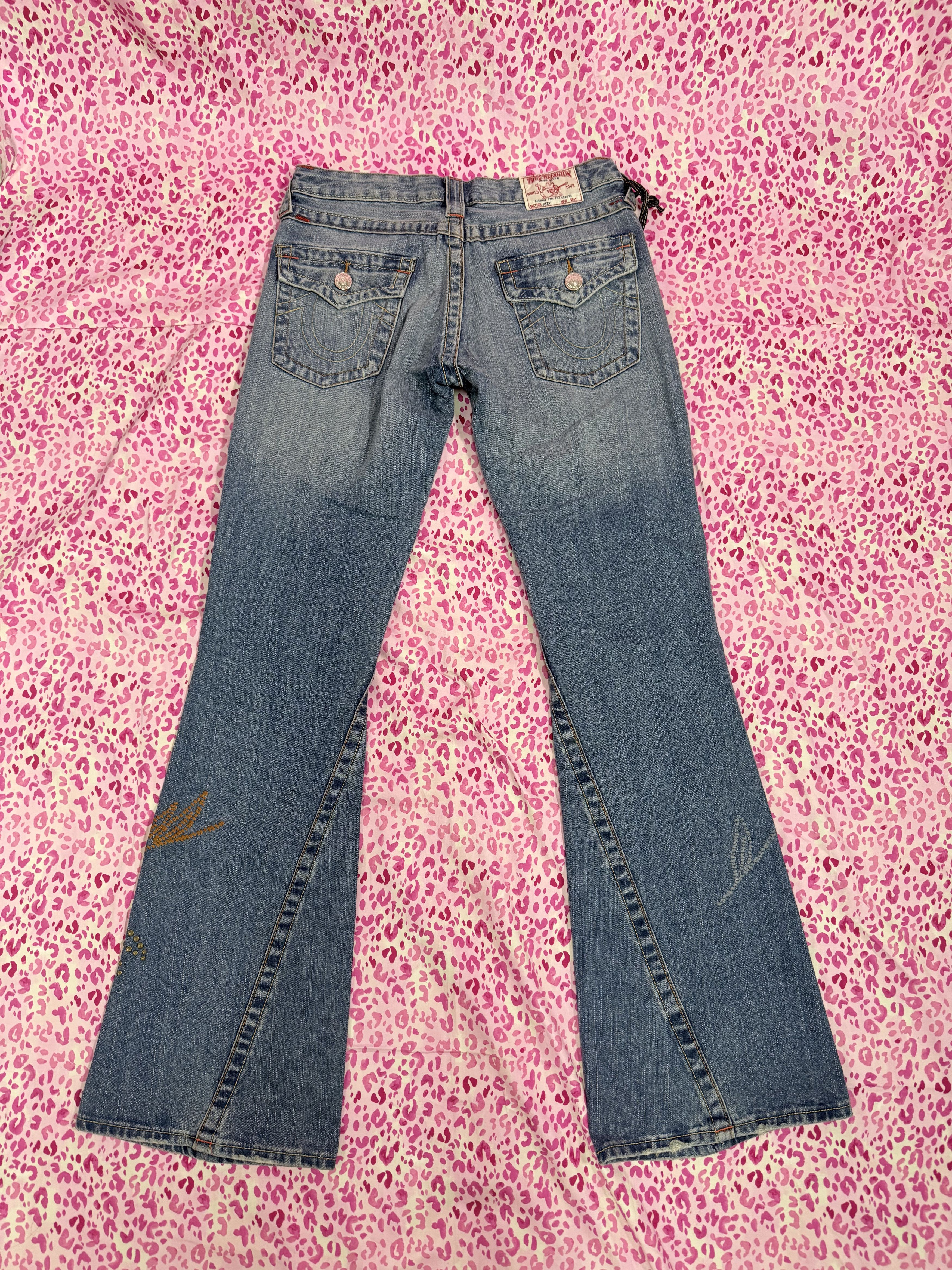 True Religion True Religion Joey Studded Jeans Size 28" / US 6 / IT 42 - 2 Thumbnail