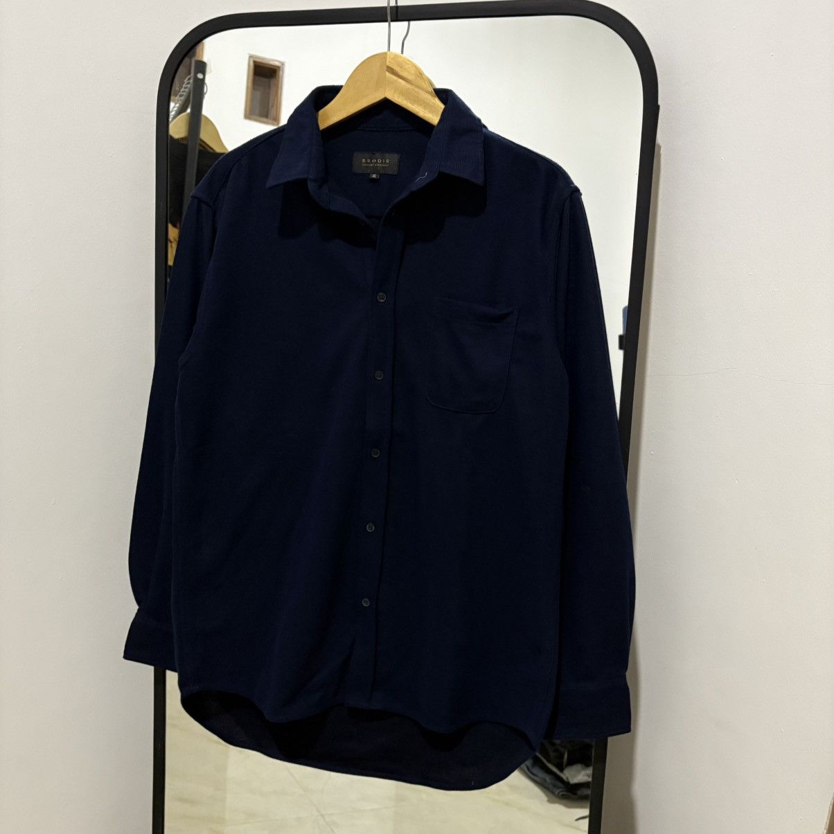 Other Basic Navy Long Sleeve Shirt Size US XL / EU 56 / 4 - 1 Thumbnail