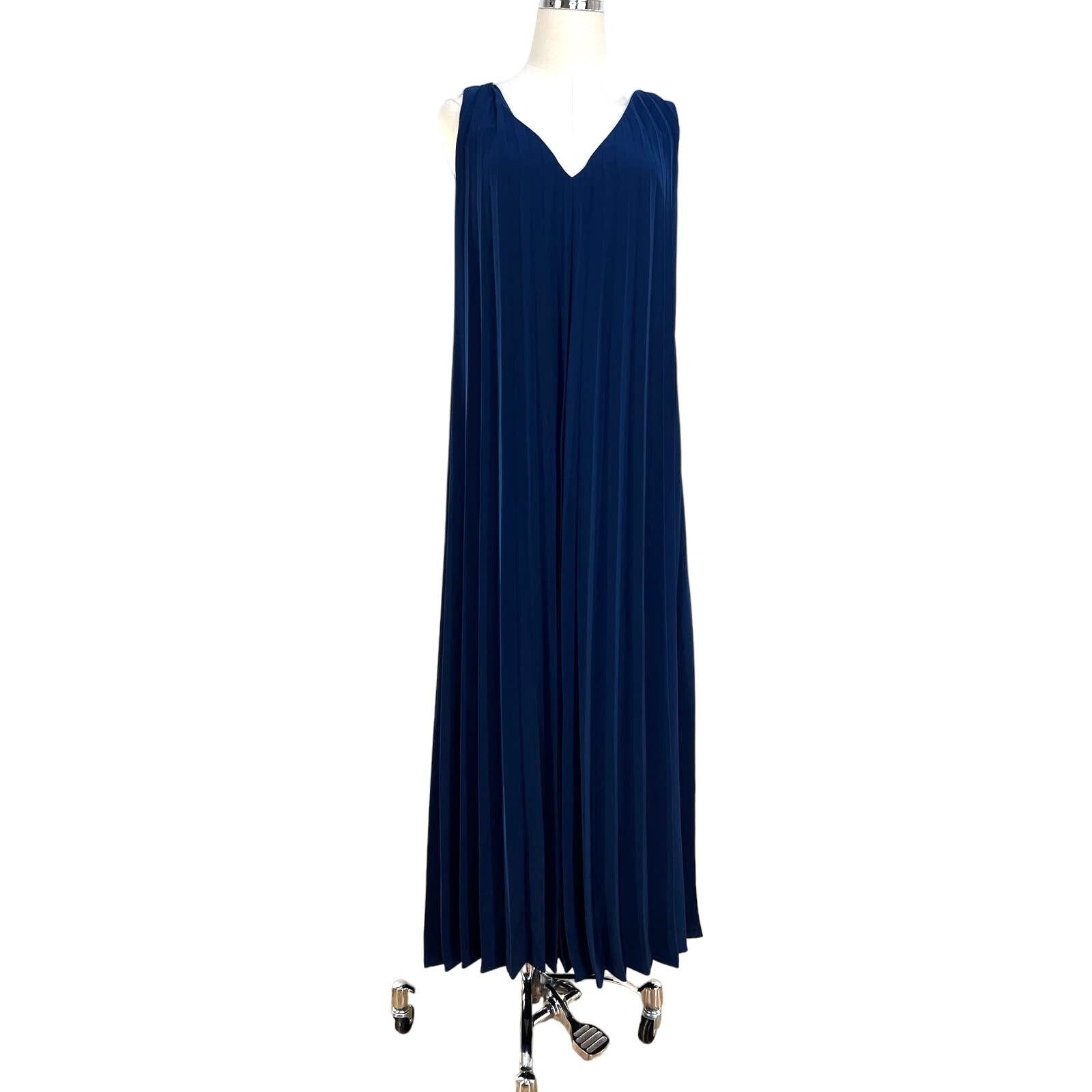 Samsoe Samsoe Samsoe Samsoe Annico Dress Pleated Maxi Blue Size S / US 4 / IT 40 - 1 Thumbnail