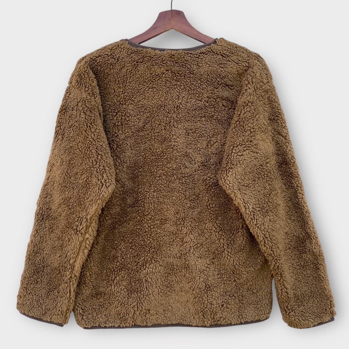 Japanese Brand × Other Fleece Arnold Palmer Brown Cardigan Jacket Size M / US 6-8 / IT 42-44 - 2 Thumbnail
