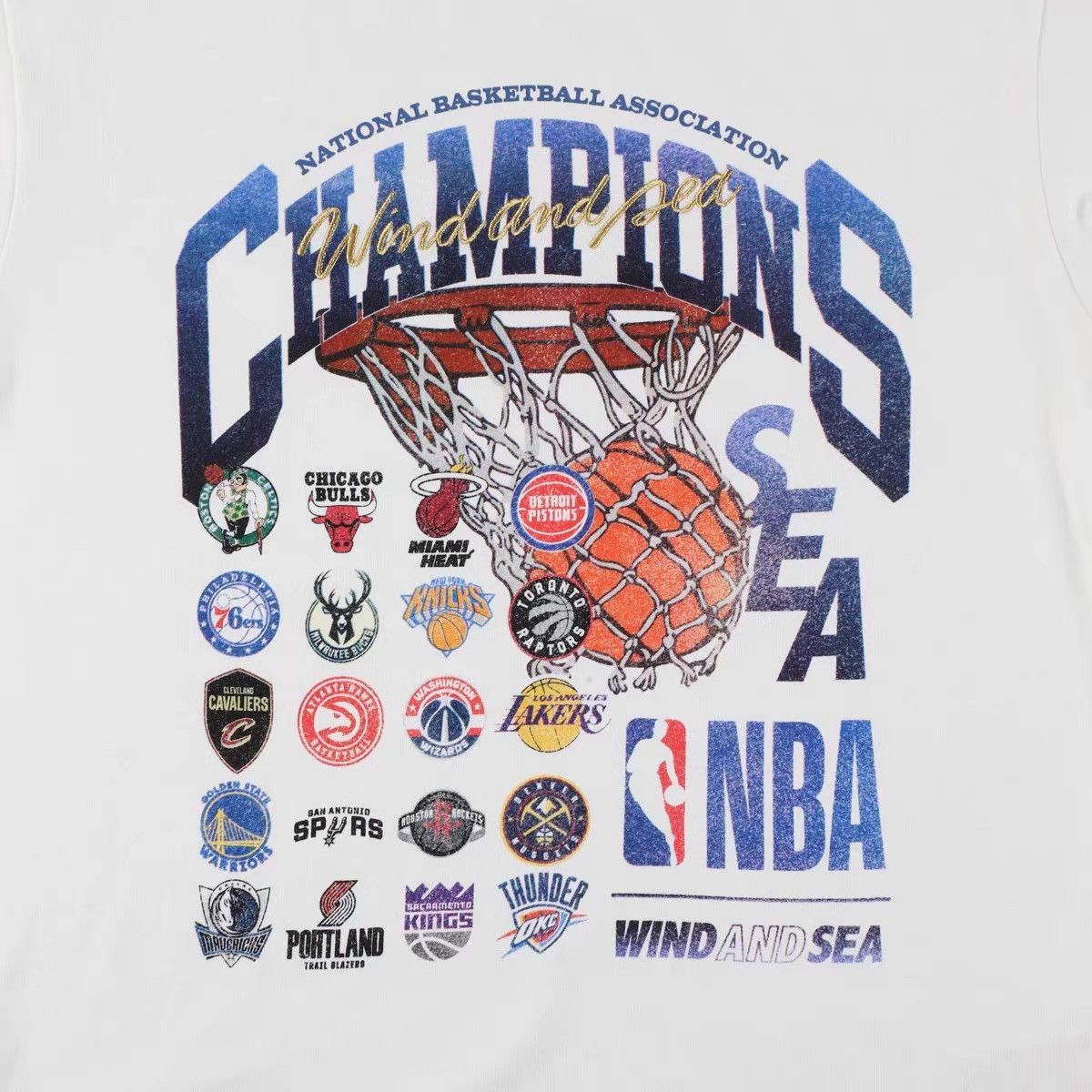 NBA NBA CHAMPIONS X WDS Vintage T-shirt Ｑ22 Size US M / EU 48-50 / 2 - 7 Thumbnail