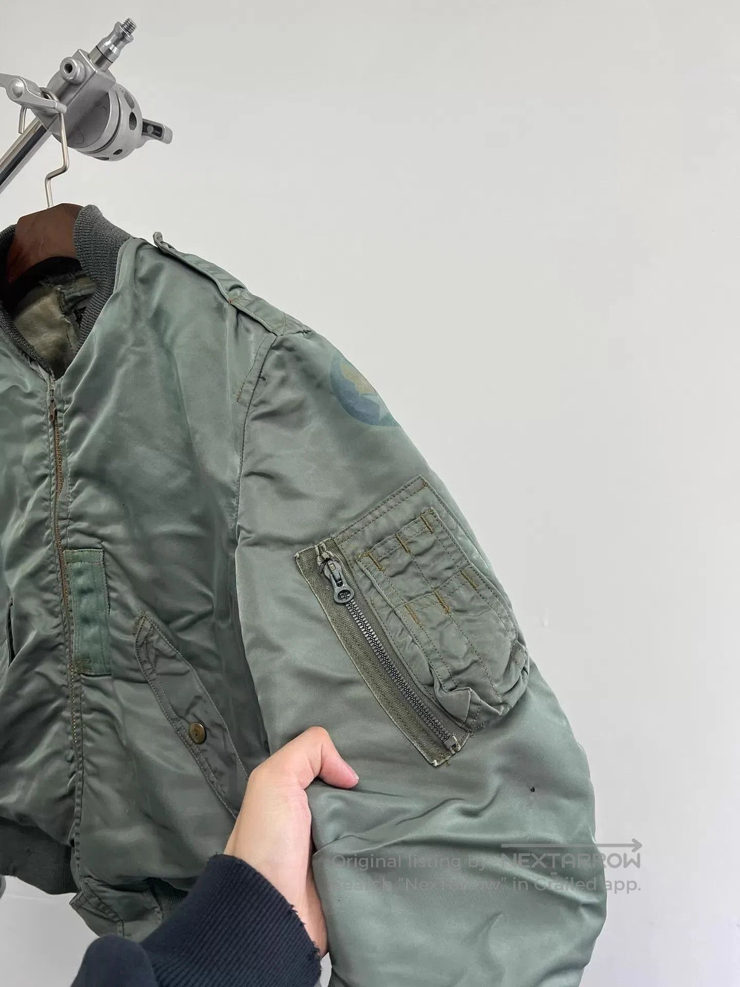 Unsound Rags Green Bomber Jacket Size M. Size US M / EU 48-50 / 2 - 3 Thumbnail