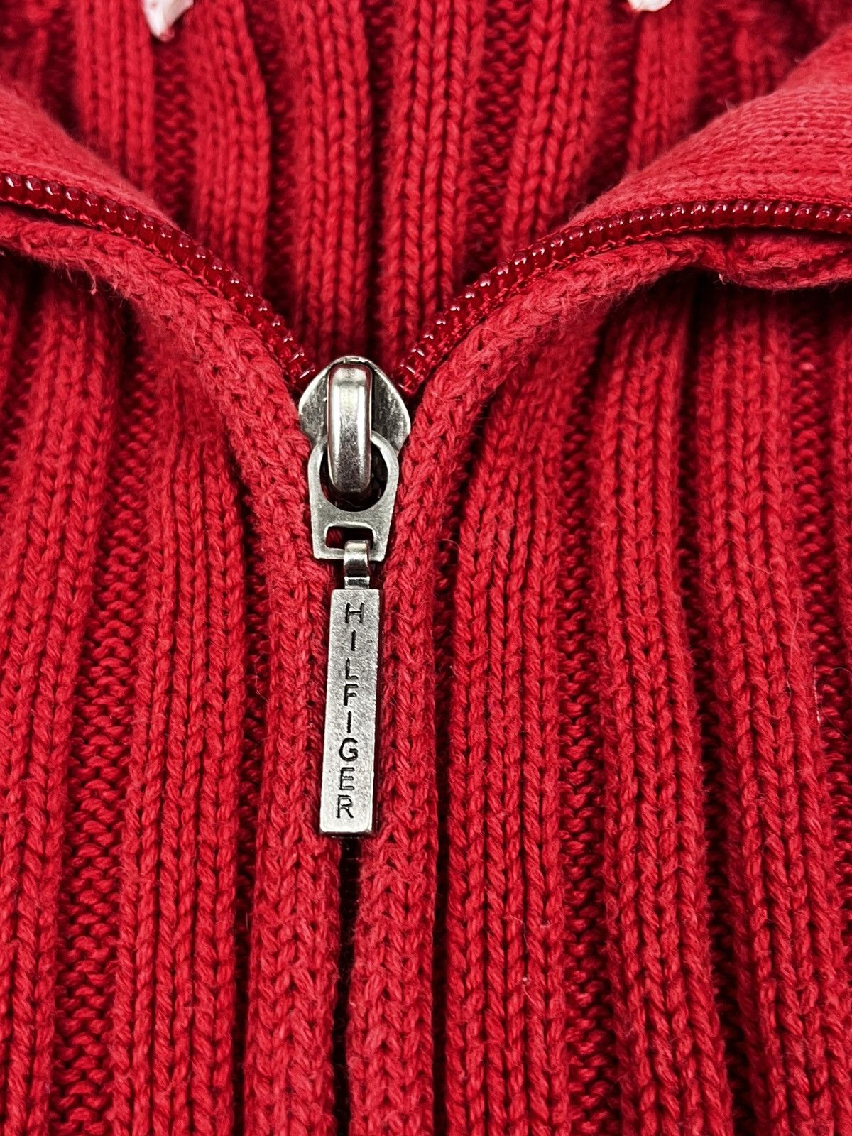 Tommy Hilfiger Vintage Y2K Tommy Hilfiger old money 1/4 zip sweater size L Size L / US 10 / IT 46 - 6 Thumbnail