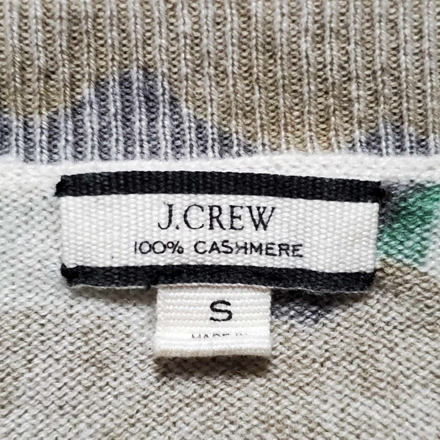 J.Crew J.CREW 100% Cashmere Sweater Camouflage Small S Womens Size S / US 4 / IT 40 - 2 Thumbnail