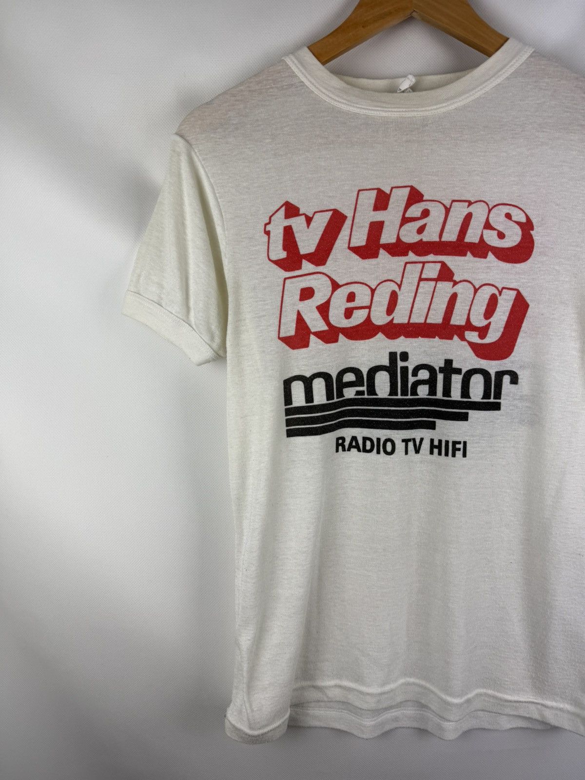 Other Vintage 80s TV Hans Reding Graphic Print Promo T Shirt Size US M / EU 48-50 / 2 - 3 Thumbnail