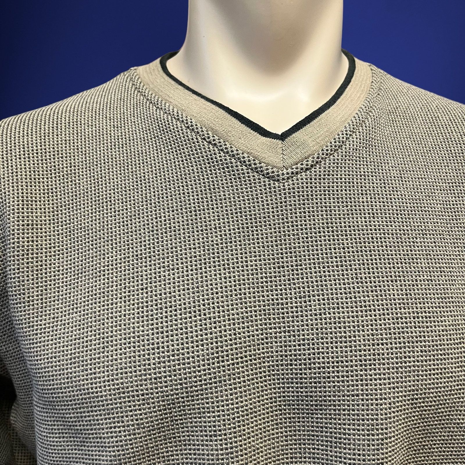 Russell Athletic 2 Russell Athletic Fleece Lined V Neck Thermal Sweater XL Size US XL / EU 56 / 4 - 4 Thumbnail