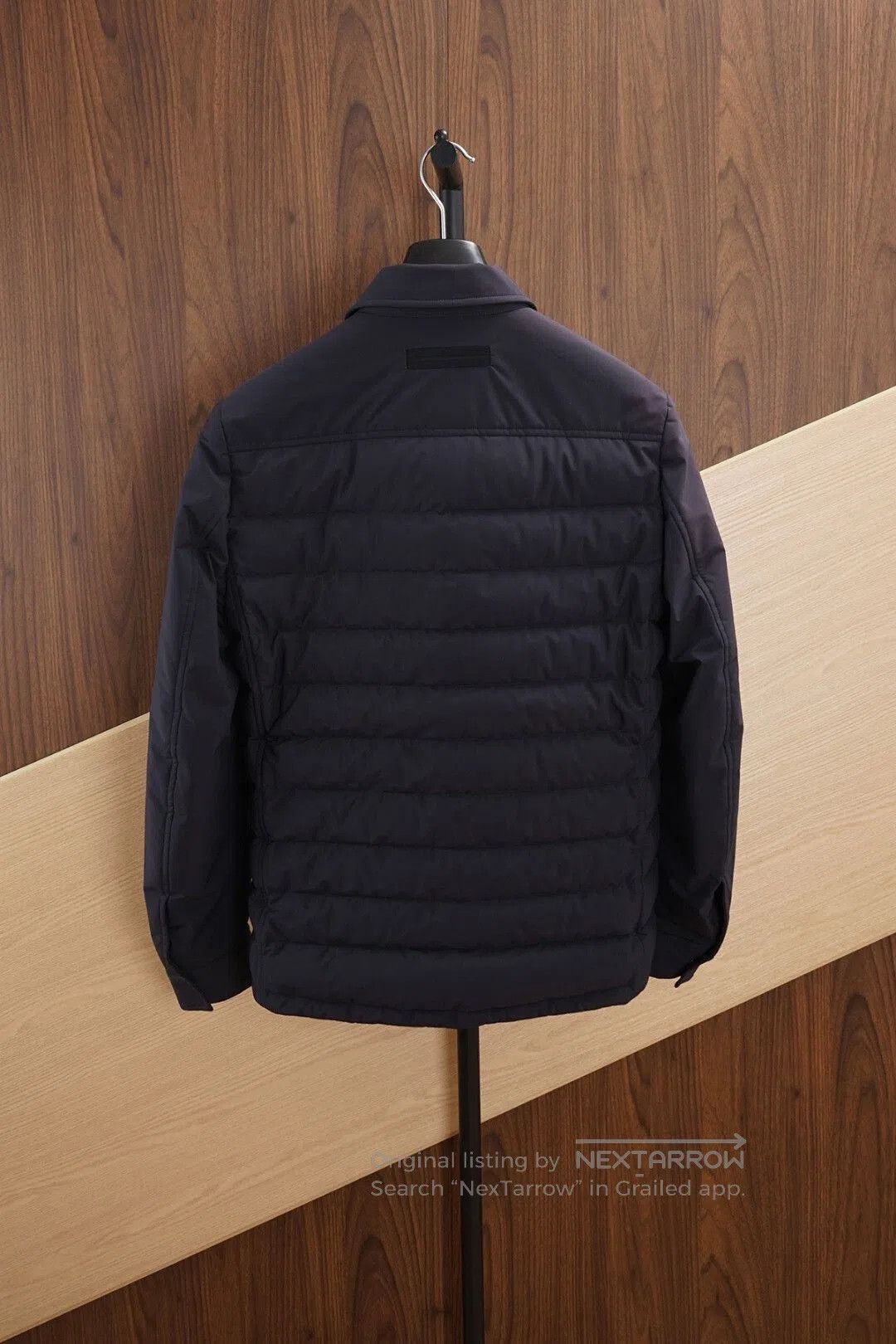 Ermenegildo Zegna ZEGNA Stratos Down Jacket Navy Blue. Size US M / EU 48-50 / 2 - 2 Thumbnail