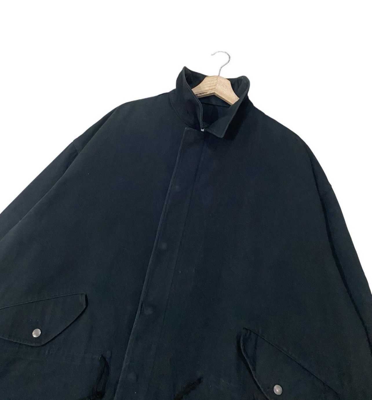 Yohji Yamamoto 🔥Y’s For Men Yohji Yamamoto Drawstring Overcoat Size US M / EU 48-50 / 2 - 6 Thumbnail