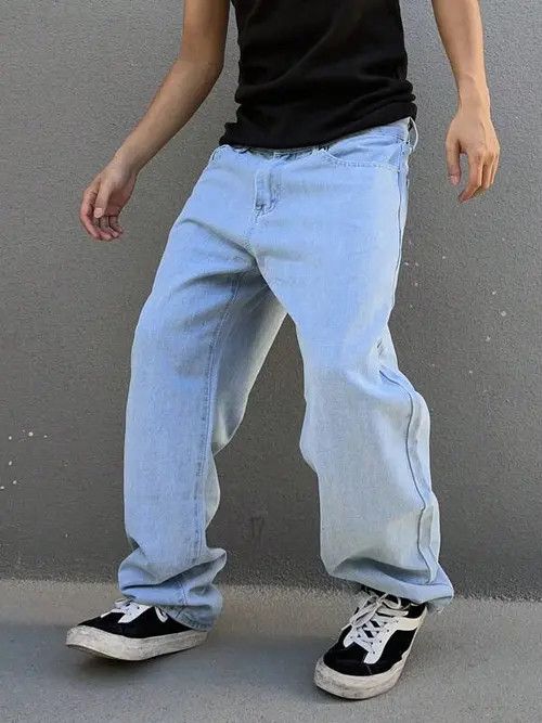 Jean Skater Denim Jeans Baggy Size US 34 / EU 50 - 2 Thumbnail