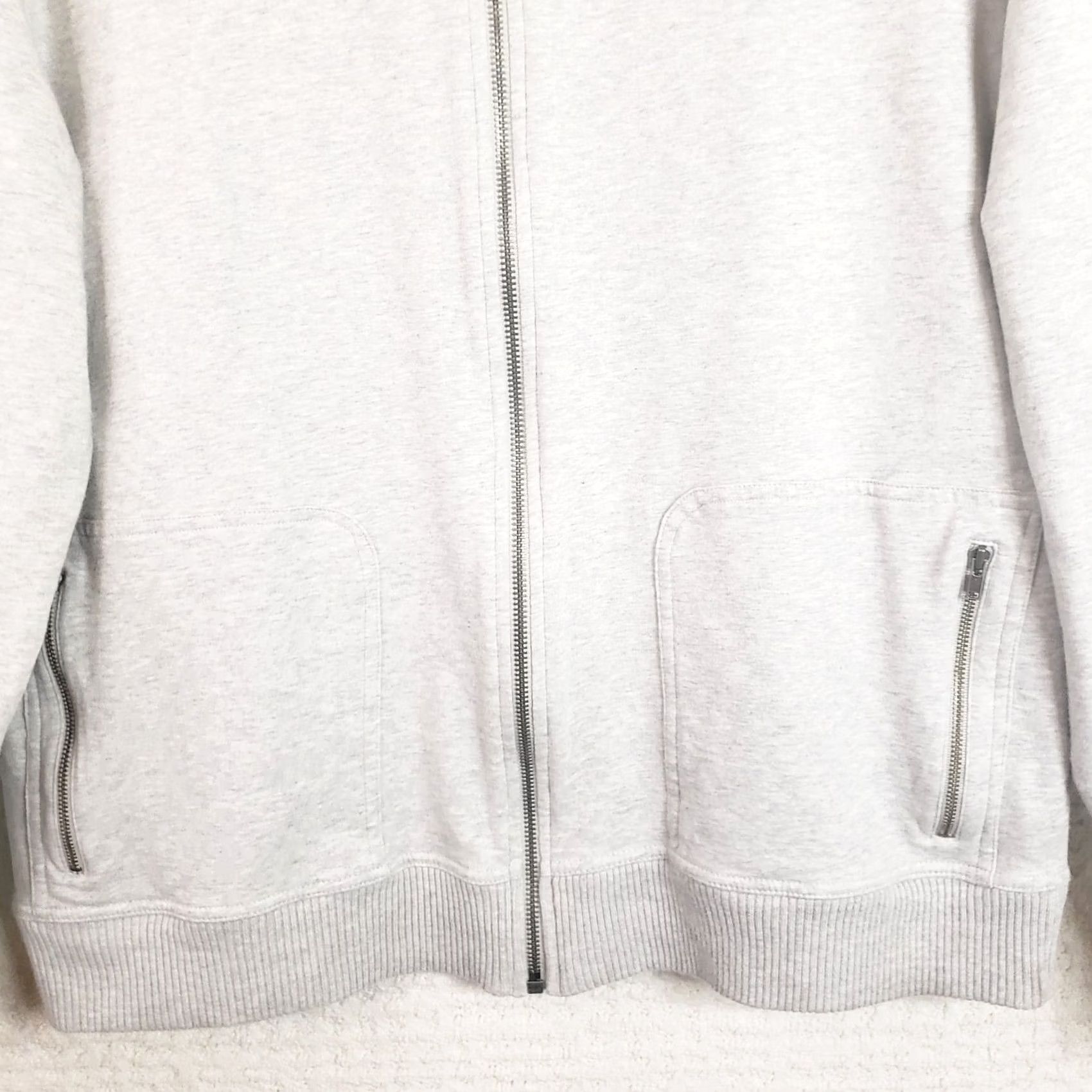 Ralph Lauren Lauren Ralph Lauren Active Jacket Womens XL Gray Jersey Full Zip Mock Collar Jacket Size XL / US 12-14 / IT 48-50 - 7 Thumbnail