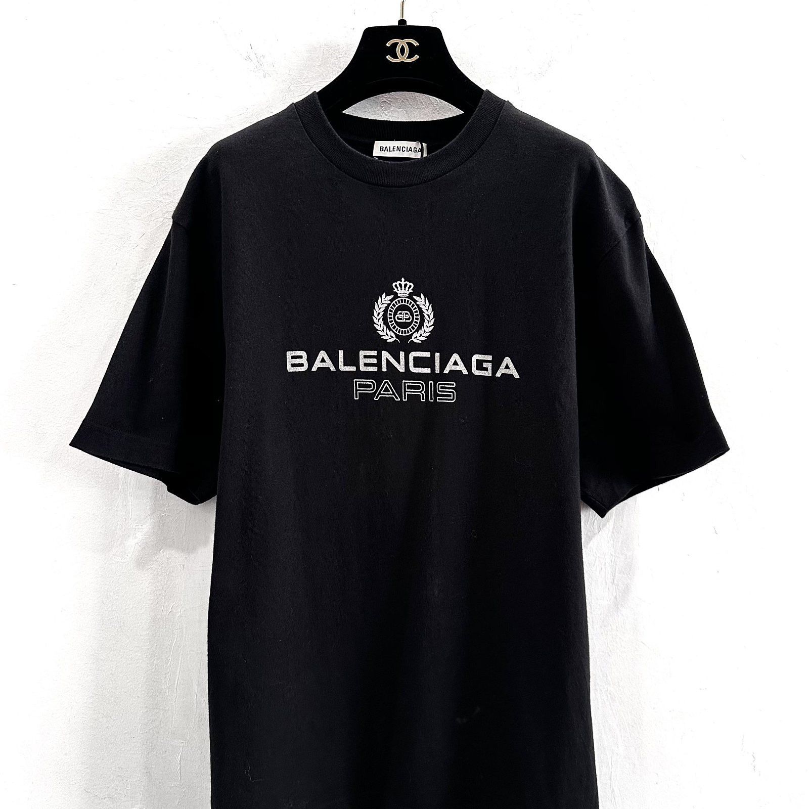 Balenciaga Balenciaga Crest Logo T-Shirt Size S Size S / US 4 / IT 40 - 1 Thumbnail