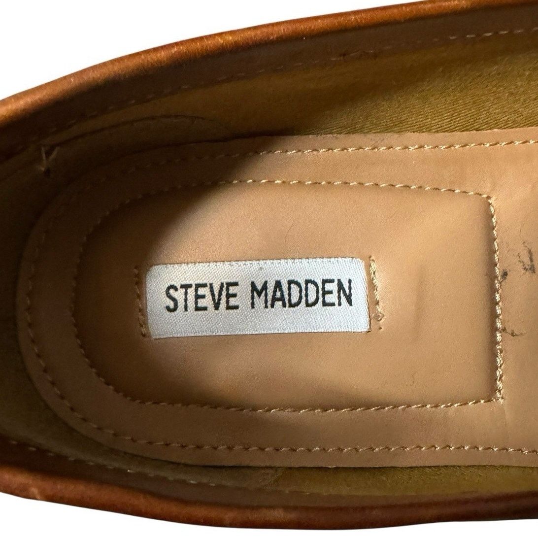 Steve Madden Steve Madden Dalton Penny Loafers Leather Size 10.5 Cognac Size US 10.5 / EU 43-44 - 6 Thumbnail