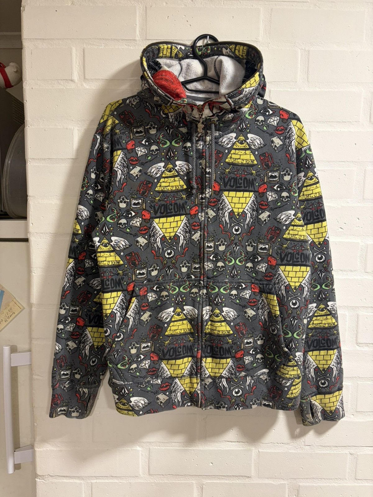 Designer × Vintage × Volcom Volcom x Ryan Sheckler Full Face Zip