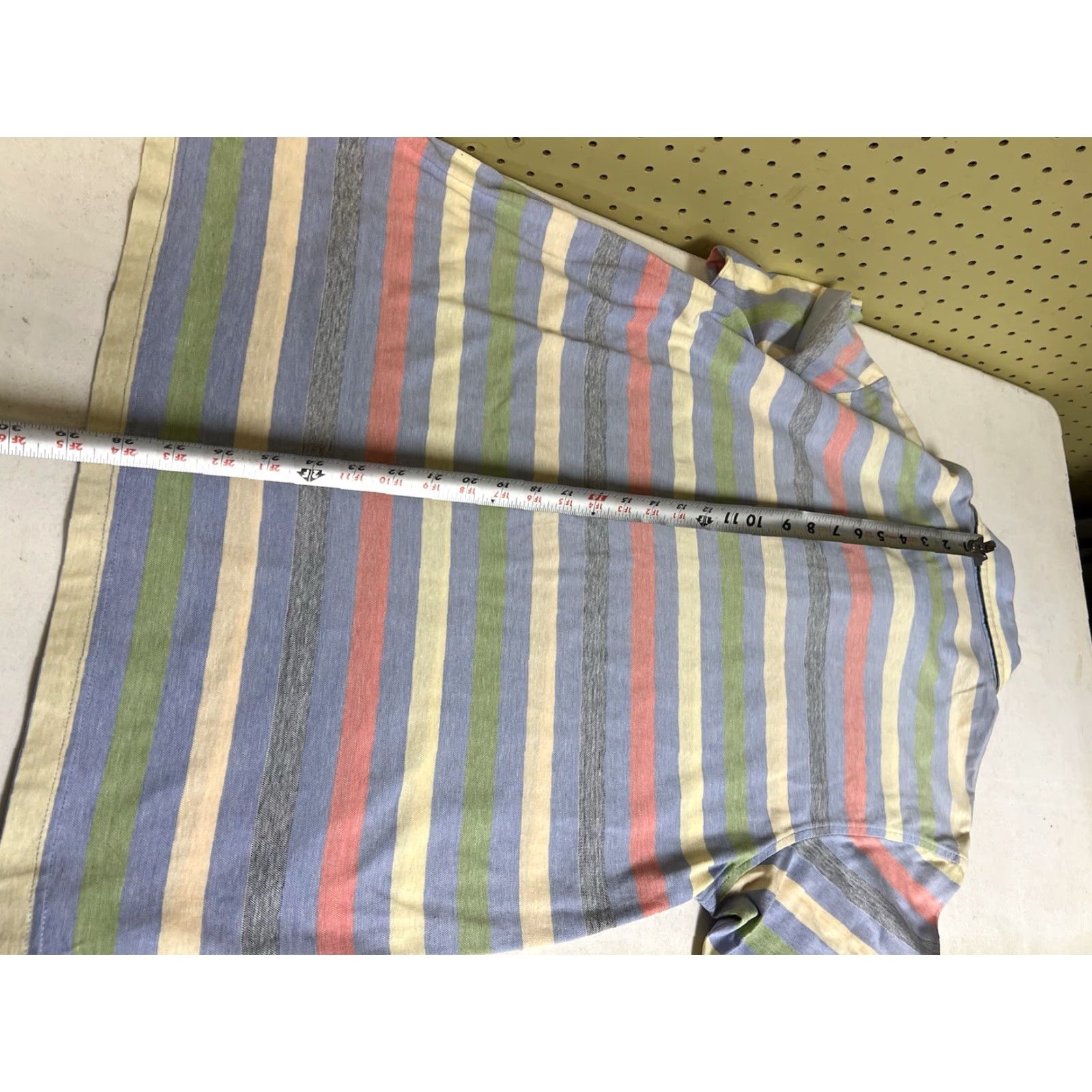 Lands' End Lands' End Polo Shirt M Multicolor Striped Short Sleeve Collared Polo Men's Regular Fit Size US M / EU 48-50 / 2 - 6 Thumbnail