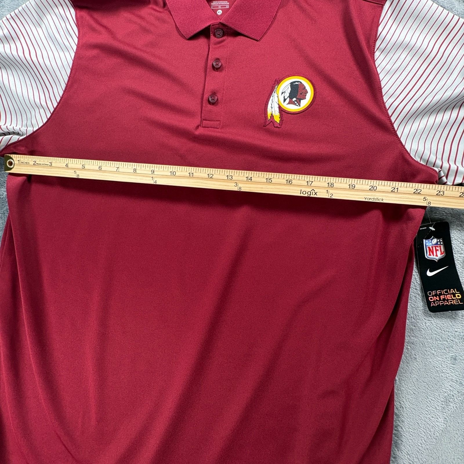 Nike Nike Washington Redskins Football Polo Men XL Red Dri Fit NF Size US XL / EU 56 / 4 - 8 Thumbnail