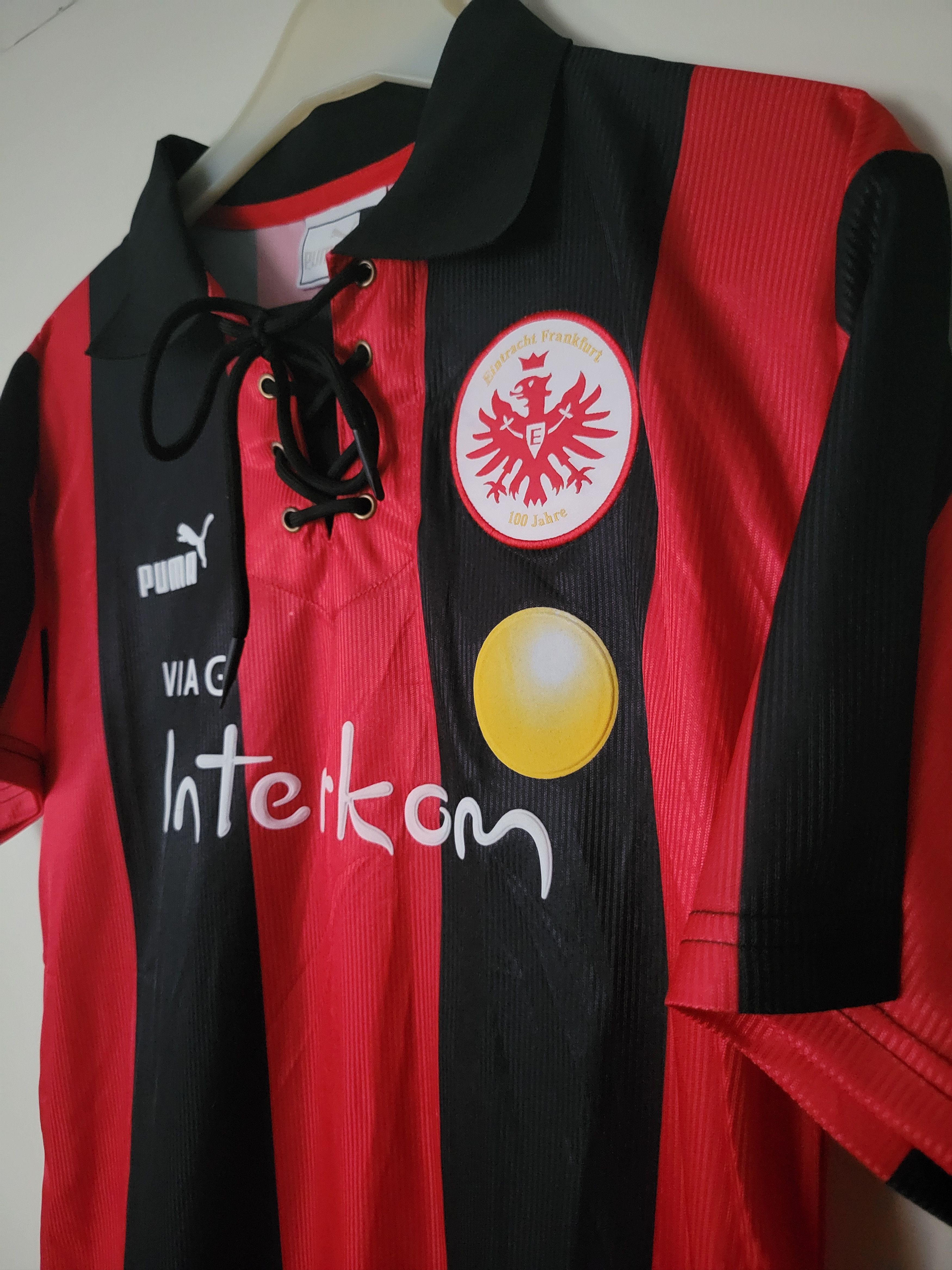 Other Eintracht Frankfurt 1998-2000 Fußball vintage Trikot Jersey Size US L / EU 52-54 / 3 - 4 Thumbnail