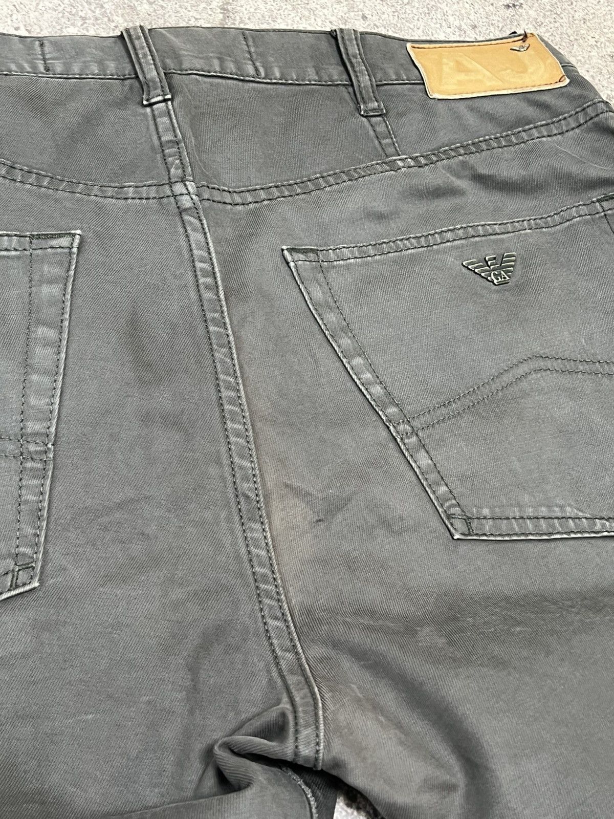 Armani × Vintage Vintage Armani Pocket Logo Baggy Jeans Y2K 34 Size US 34 / EU 50 - 12 Thumbnail