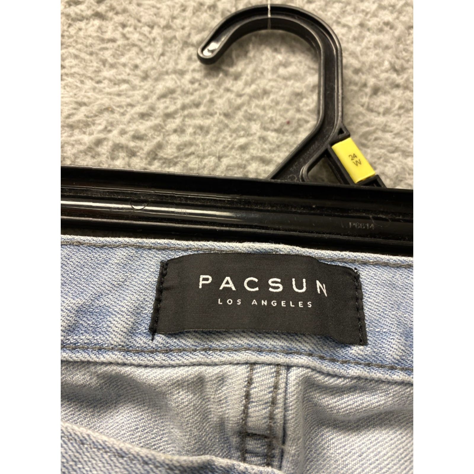 Pacsun Pacsun Men Skinny Denim Jeans Distressed Stretch 32x30 Light Blue Slim Fit Casual Size US 32 / EU 48 - 4 Thumbnail
