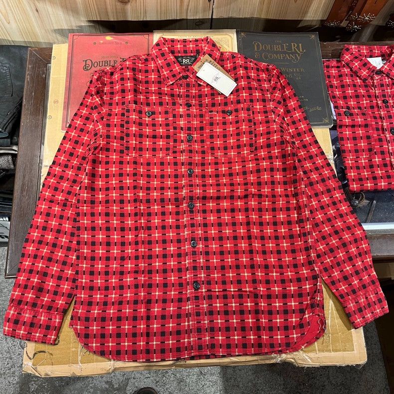 RRL Ralph Lauren RRL Red Plaid Button-Up Shirt - dmc Size US S / EU 44-46 / 1 - 1 Thumbnail