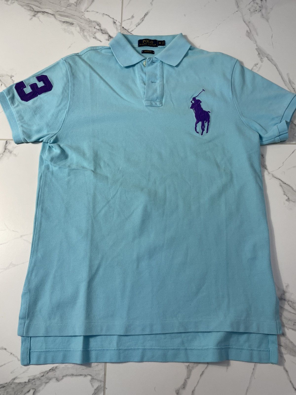 Polo Ralph Lauren Polo Ralph Lauren Blue Purple Polo Shirt #3 Size US M / EU 48-50 / 2 - 2 Thumbnail