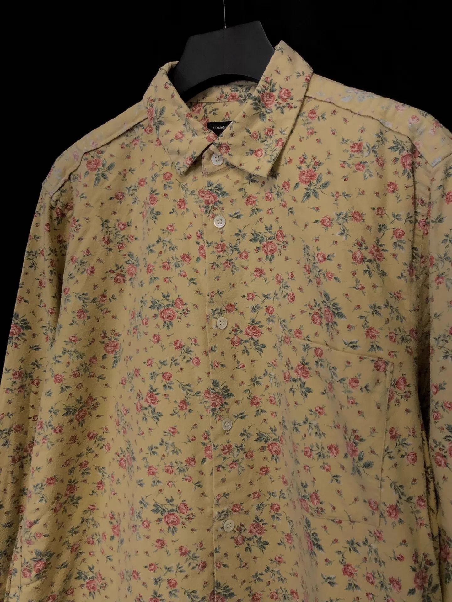 Comme des Garcons Comme des Garçons 1998FW Floral Brushed Cotton Shirt Unisex Size US S / EU 44-46 / 1 - 3 Thumbnail