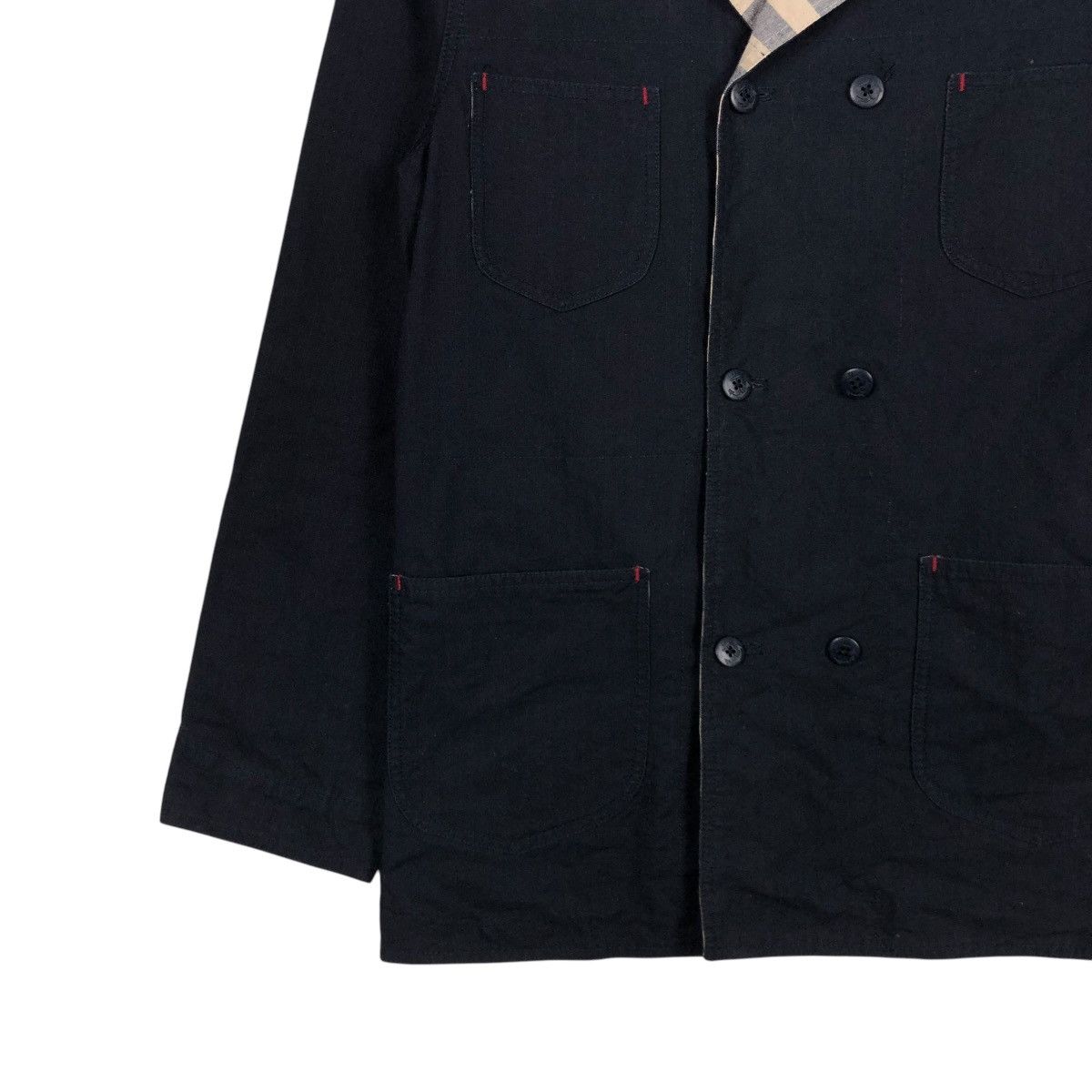 45rpm 🔥VINTAGE CHORE JACKET BLANKET STRIPED PORTLAND ISSEY MIYAKE Size US M / EU 48-50 / 2 - 7 Thumbnail