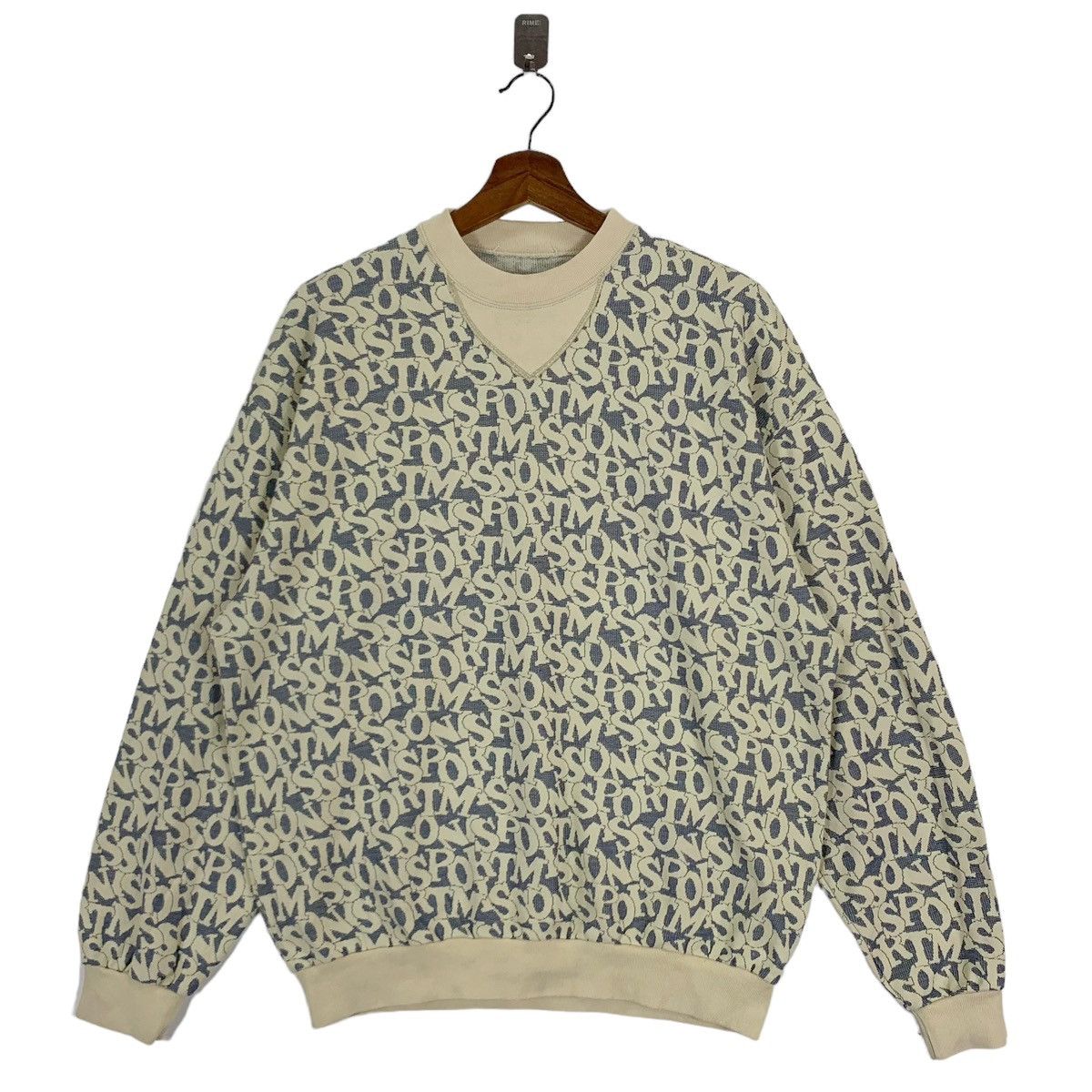 Designer × Missoni Vintage Missoni Sports Full Print Jumpers Pullover Crewneck Size US M / EU 48-50 / 2 - 1 Thumbnail