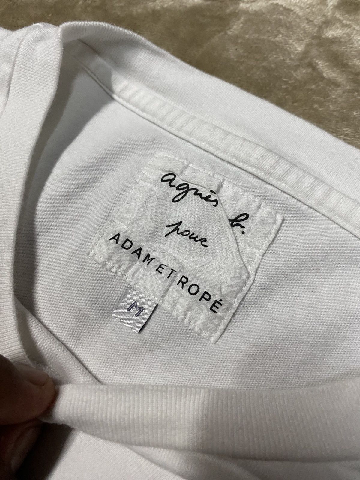Designer × Japanese Brand × agnes b. Agnes B. x Adam Etrope Tshirt Size M / US 6-8 / IT 42-44 - 3 Thumbnail