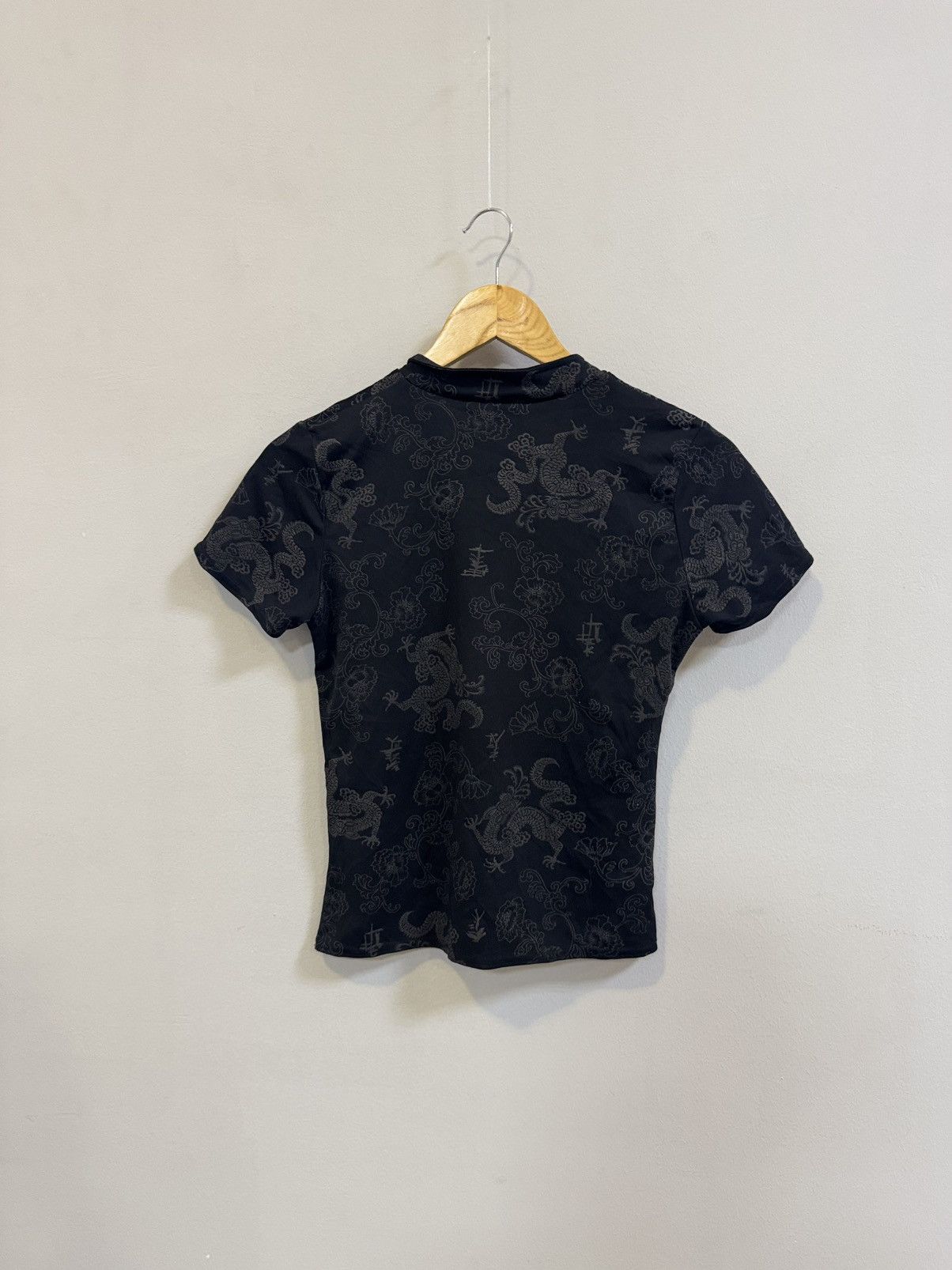 Japanese Brand Y2K Japan Dolls jpg overprint abstract printed baby tee top Size S / US 4 / IT 40 - 5 Thumbnail