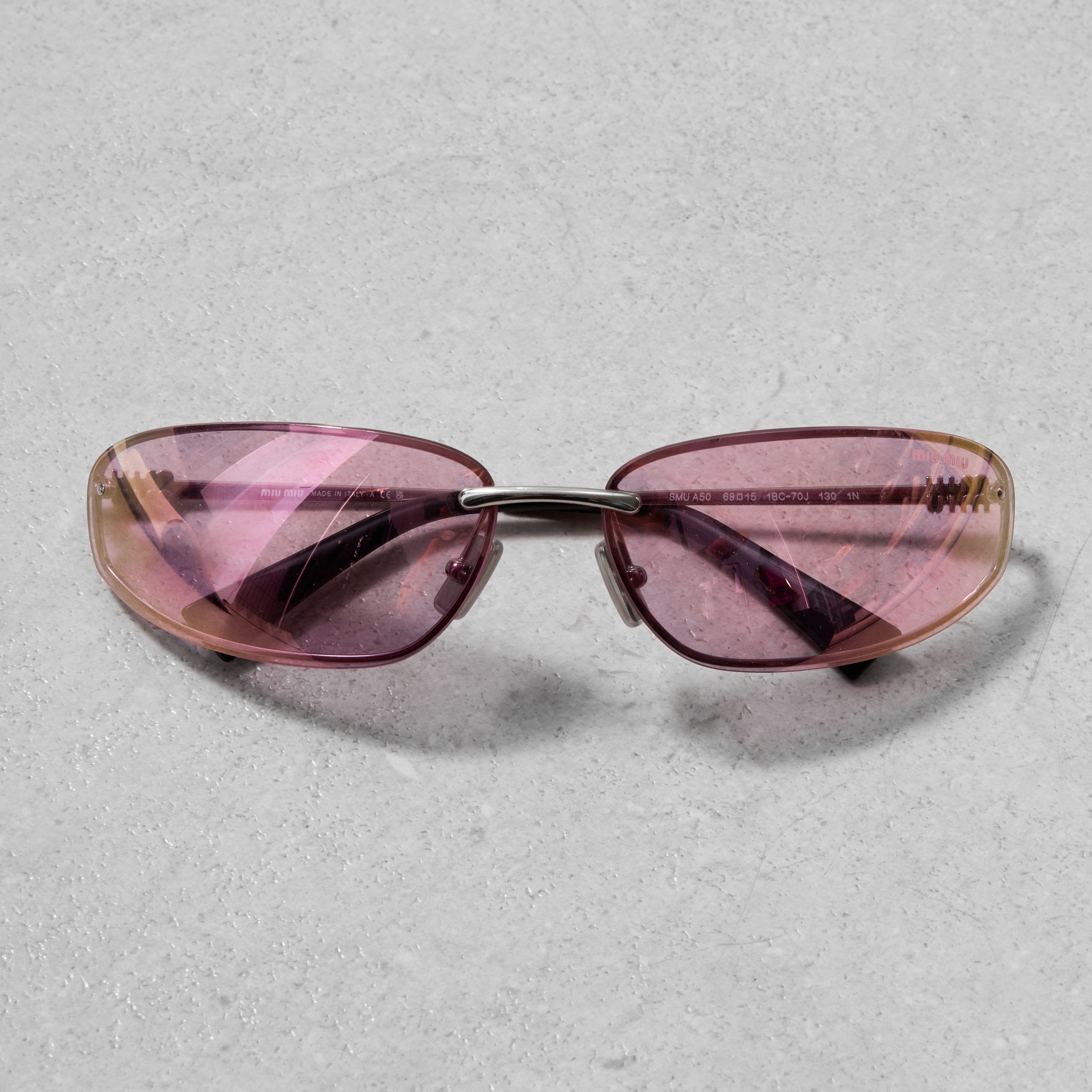Miu Miu MIU MIU MU A50S 1BC70J Sunglasses Size ONE SIZE - 3 Thumbnail