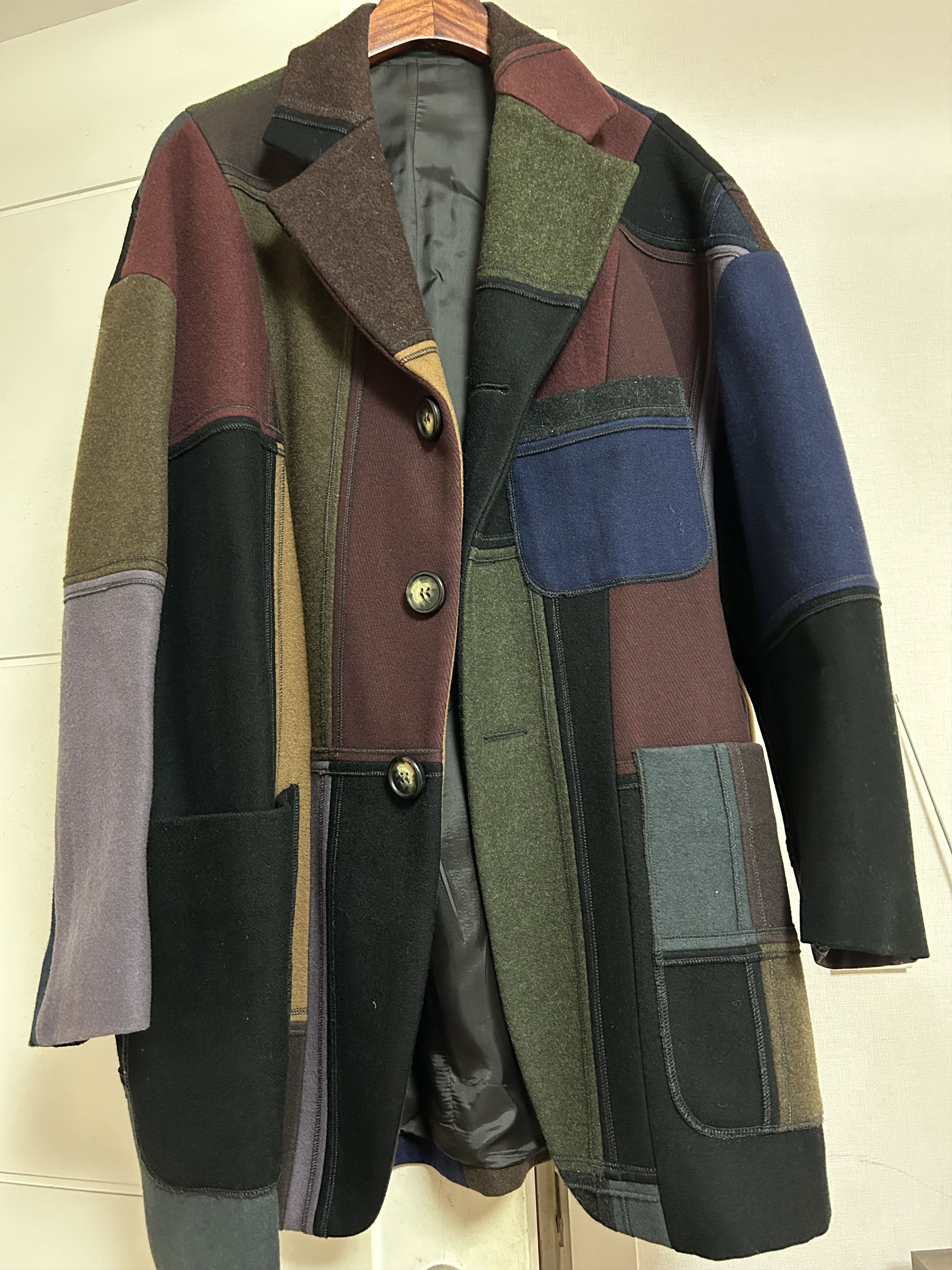 Dolce & Gabbana Dolce&gabbana patchwork coat Size US M / EU 48-50 / 2 - 2 Thumbnail