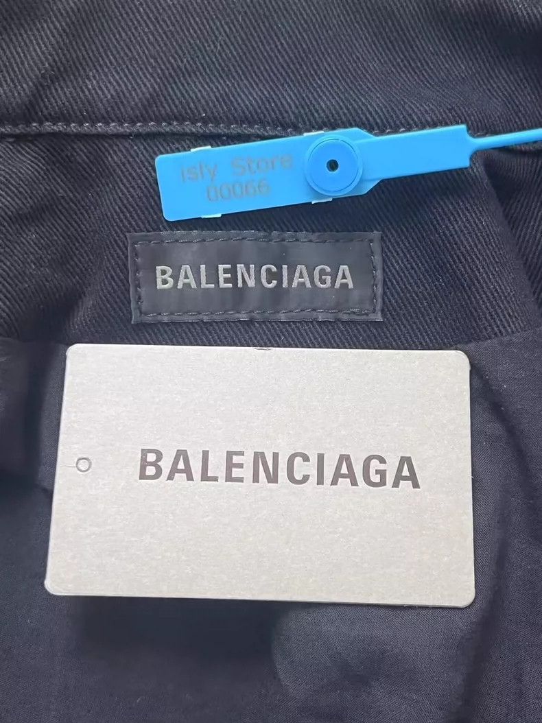 Balenciaga Balenciaga size 36 Biker paneled denim jacket Size S / US 4 / IT 40 - 4 Thumbnail