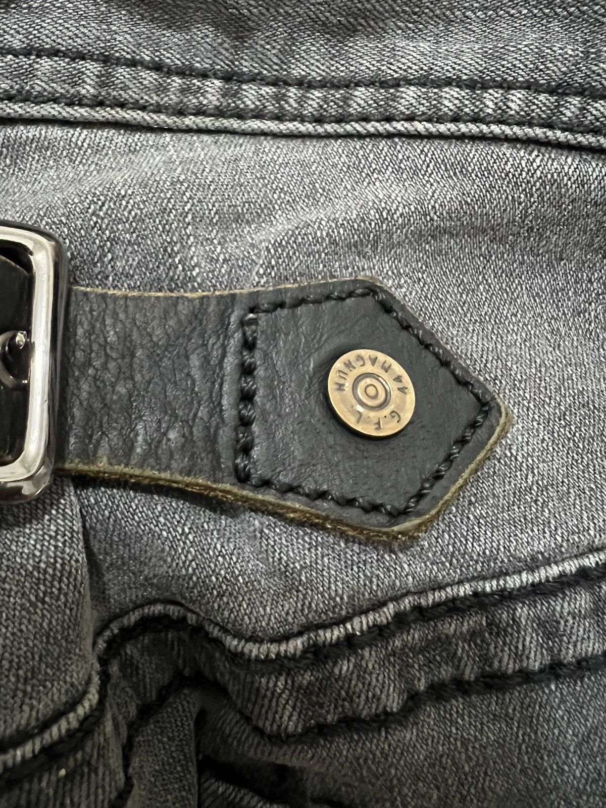 If Six Was Nine × Japanese Brand × Le Grande Bleu (L.G.B.) Blackpia - japanese flared laces up denim pants Size US 31 - 10 Thumbnail