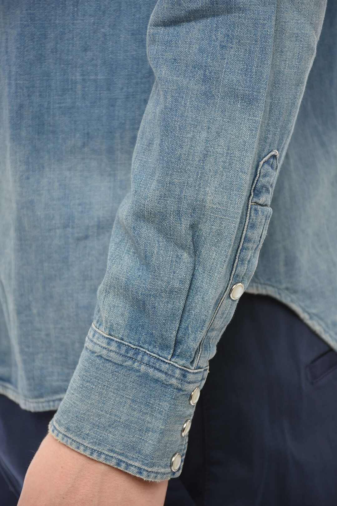 Polo Ralph Lauren o1s22i1n0125 Denim Shirt in Light Blue Size US L / EU 52-54 / 3 - 3 Thumbnail