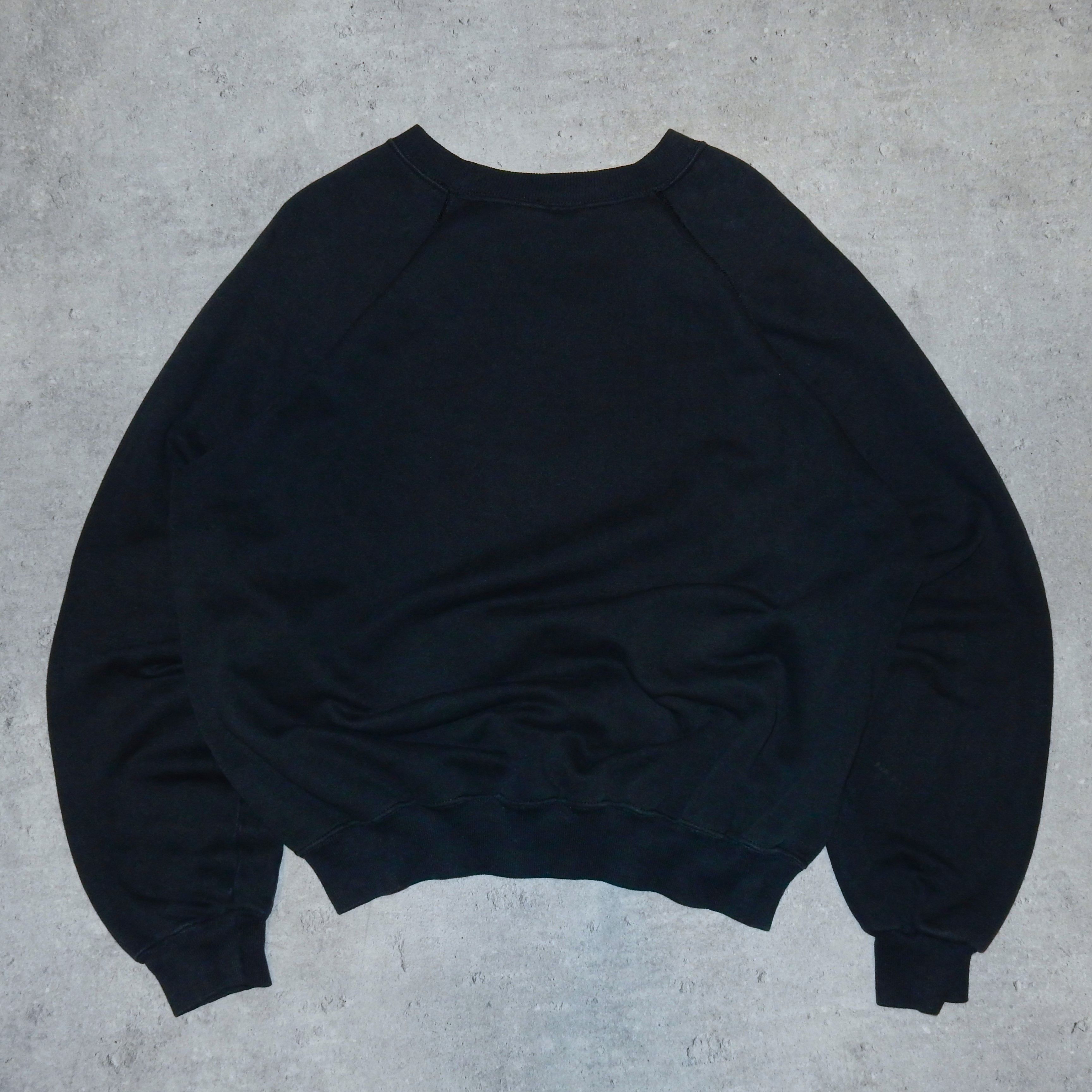 Hanes × Vintage Vintage Wanted black sweatshirt - XL Size US XL / EU 56 / 4 - 2 Thumbnail