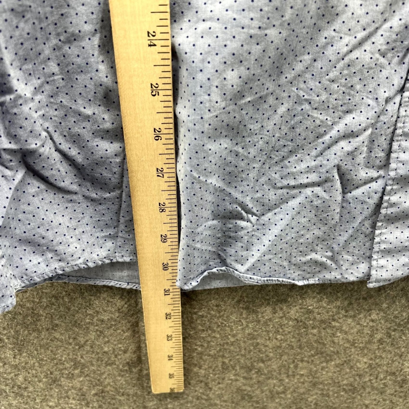 Tommy Hilfiger Tommy Hilfiger Shirt Men Large Blue Casual Button Down Preppy Regular Dots Vtg Size US L / EU 52-54 / 3 - 6 Thumbnail