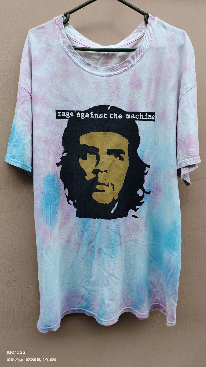 Band Tees Rage Against The Machine Tie Dye Distressed Tee Size US M / EU 48-50 / 2 - 1 Thumbnail