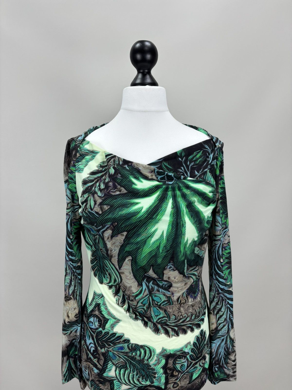 Roberto Cavalli Womens blouse Roberto Cavalli Size 46 Color Multicolor Size L / US 10 / IT 46 - 2 Thumbnail