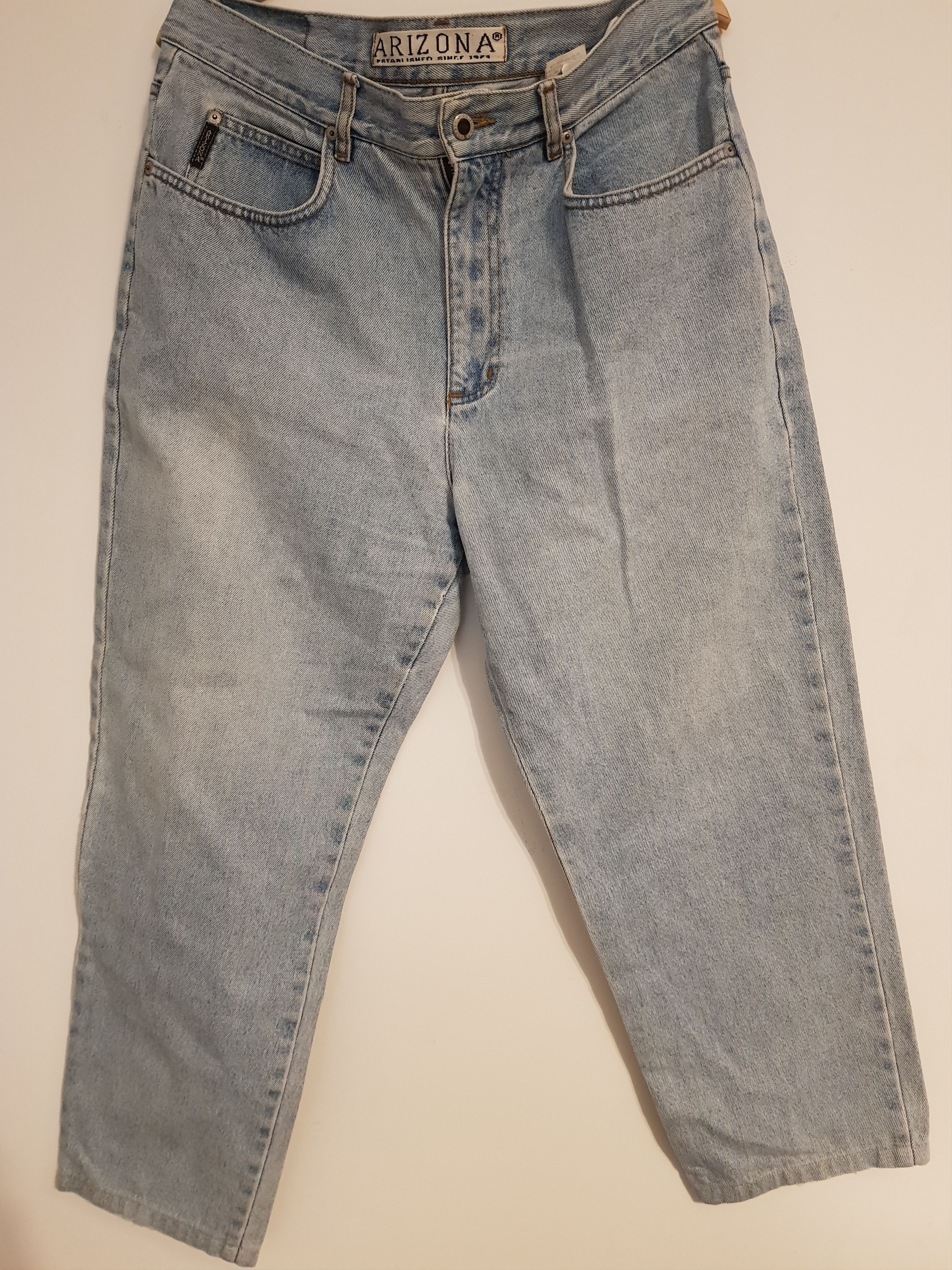 Arizona Jean Co. Arizona Vintage 90s High Waist Mom Jeans Acid Wash EU44 Size 36" / US 14 / IT 50 - 1 Thumbnail