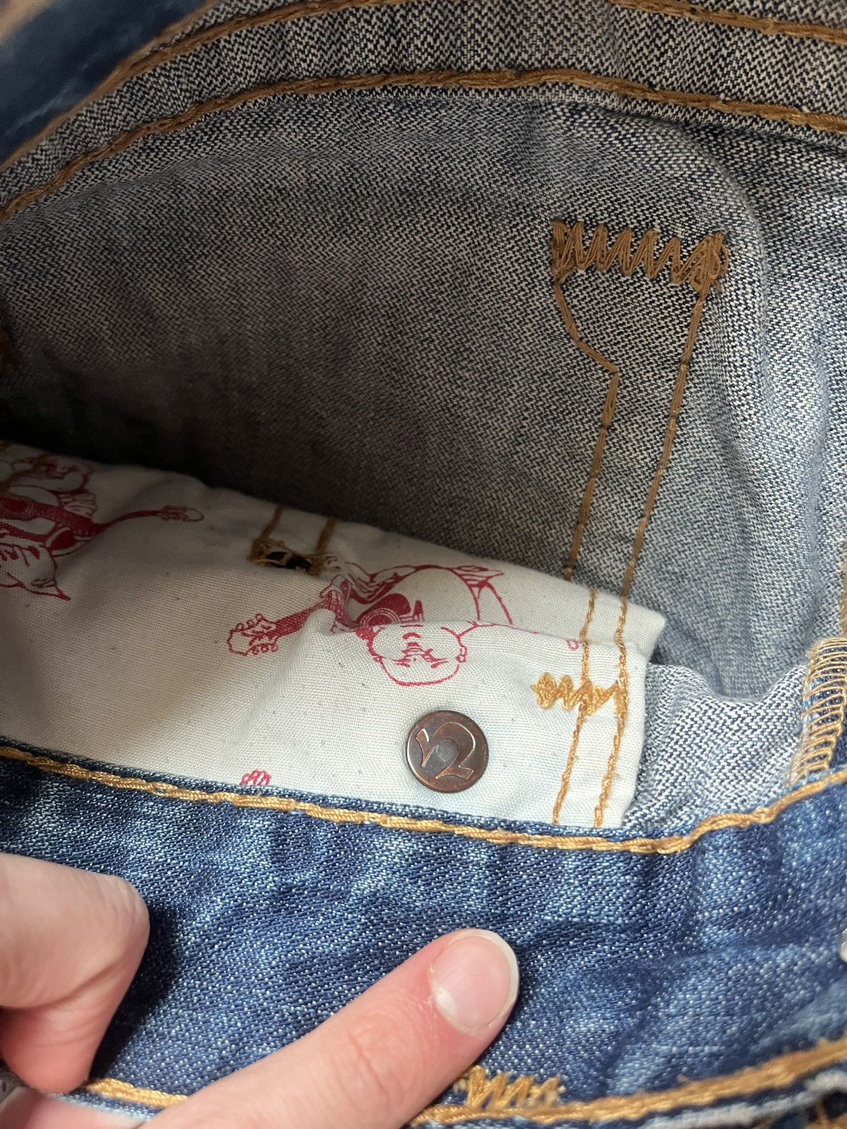 True Religion Vintage True Religion Jeans – Rare Early 2000s Stitching Size US 31 - 9 Thumbnail