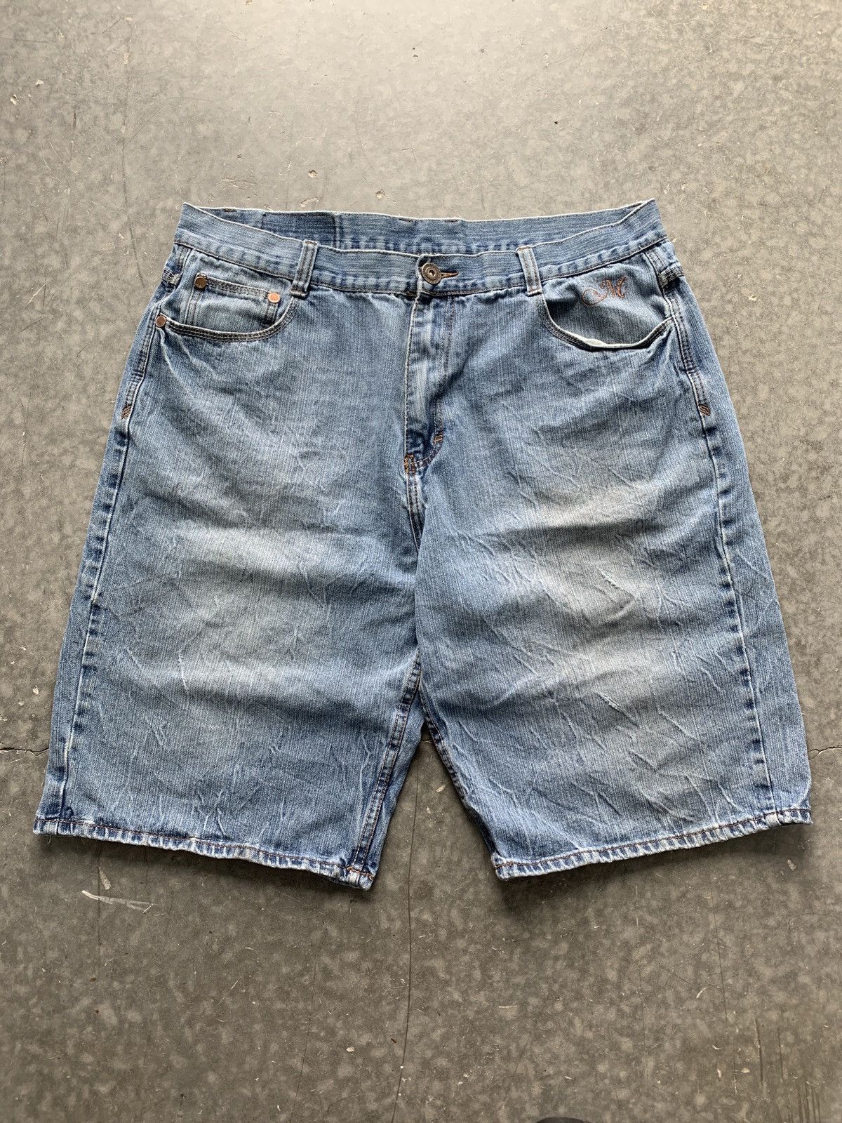 JNCO Crazy Vintage Y2K Makaveli Jean Shorts Skater Opium Baggy Size US 40 / EU 56 - 6 Thumbnail